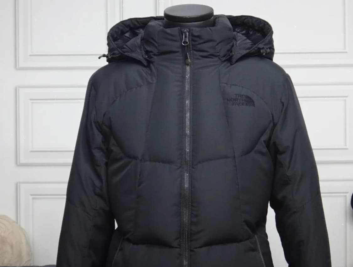 (55size) 노스페이스 여성 블랙 포카라 다운 자켓 상품이미지3