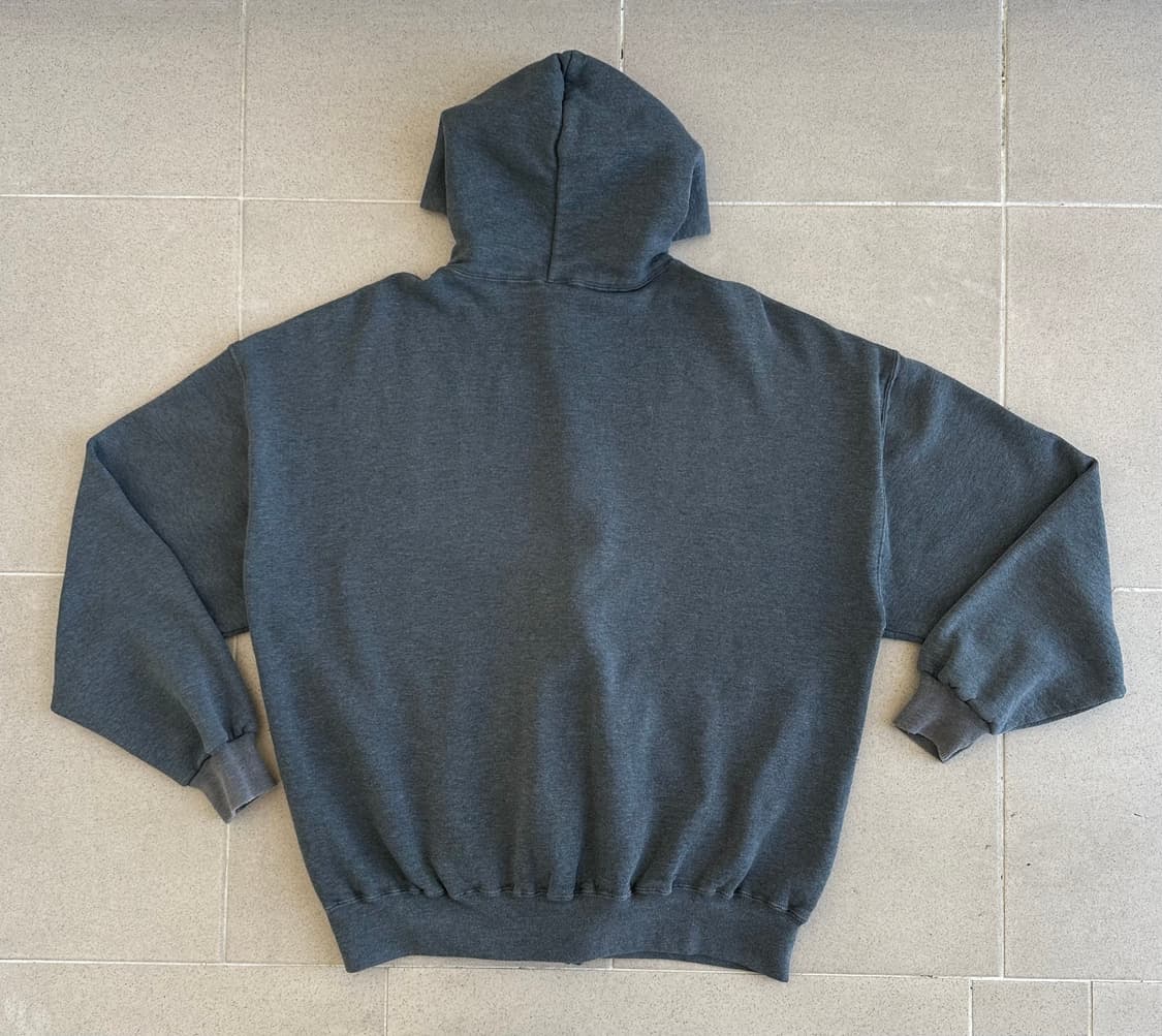 90s 빈티지 러셀 후드집업 다크그레이  XXL 상품이미지2