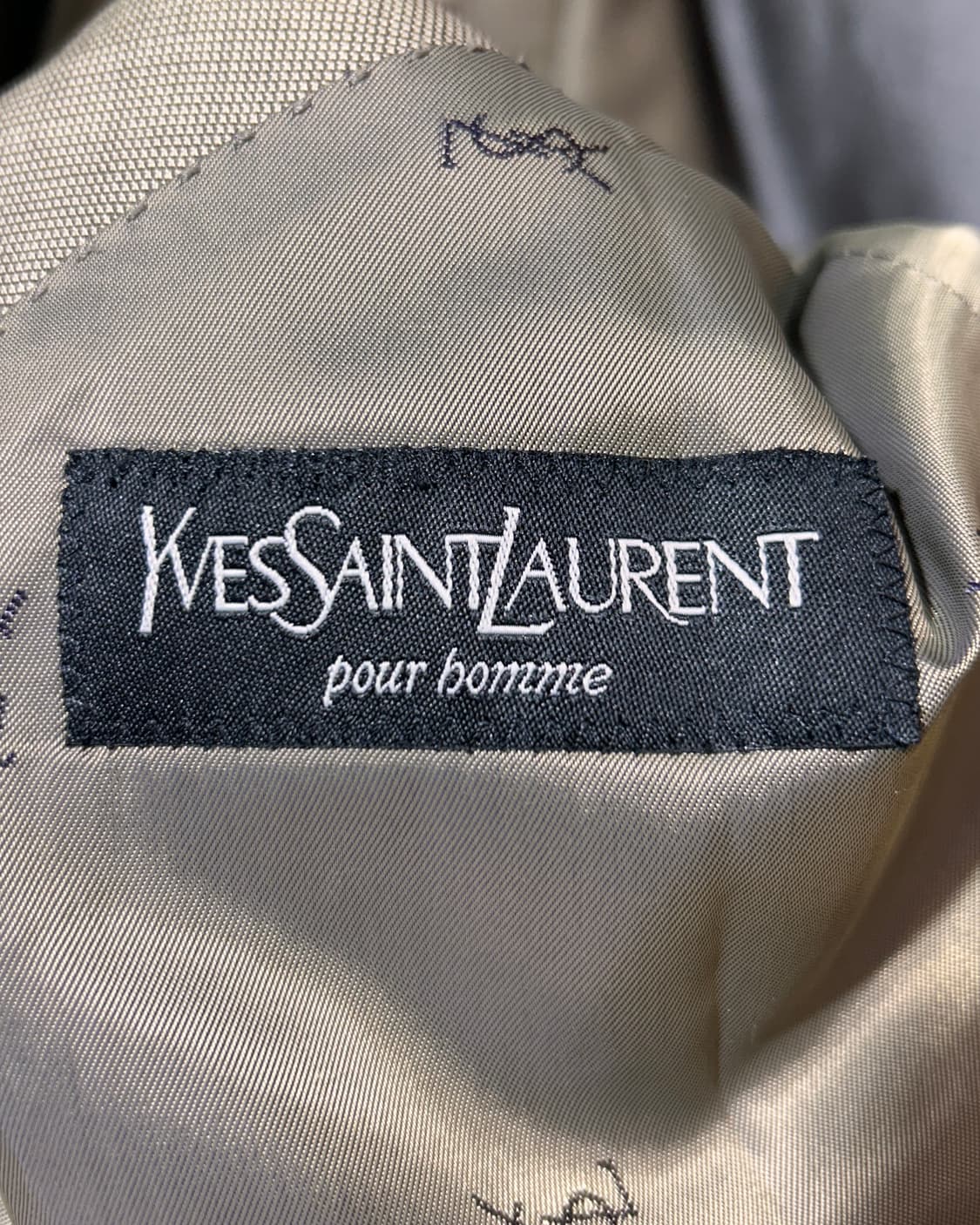 L YSL 입생로랑 클래식 투버튼 골드베이지 블레이저 상품이미지5