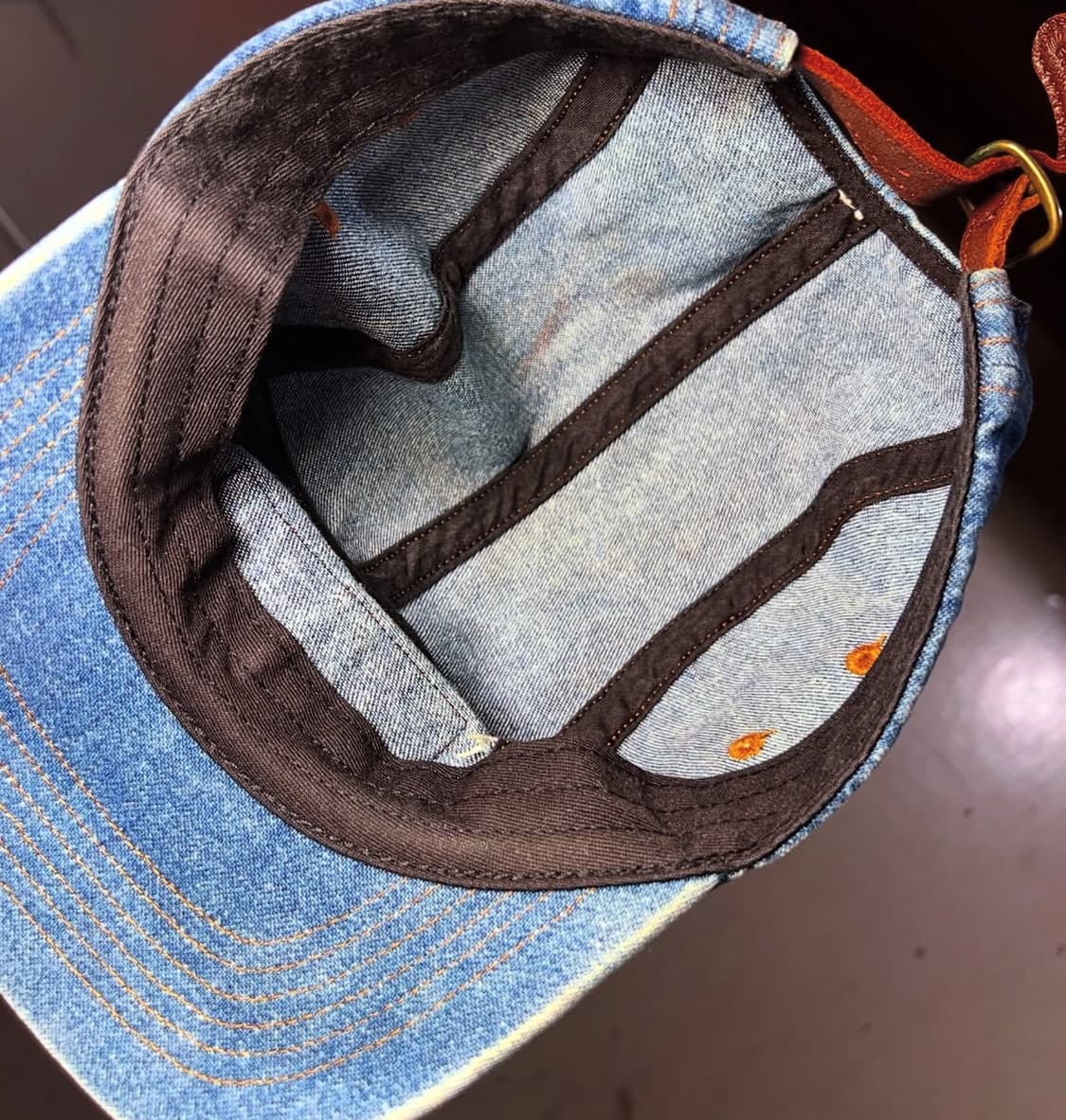 슈프림 데님캡 22FW 시즌 워시드 치노 트윌 캠프캡 상품이미지3