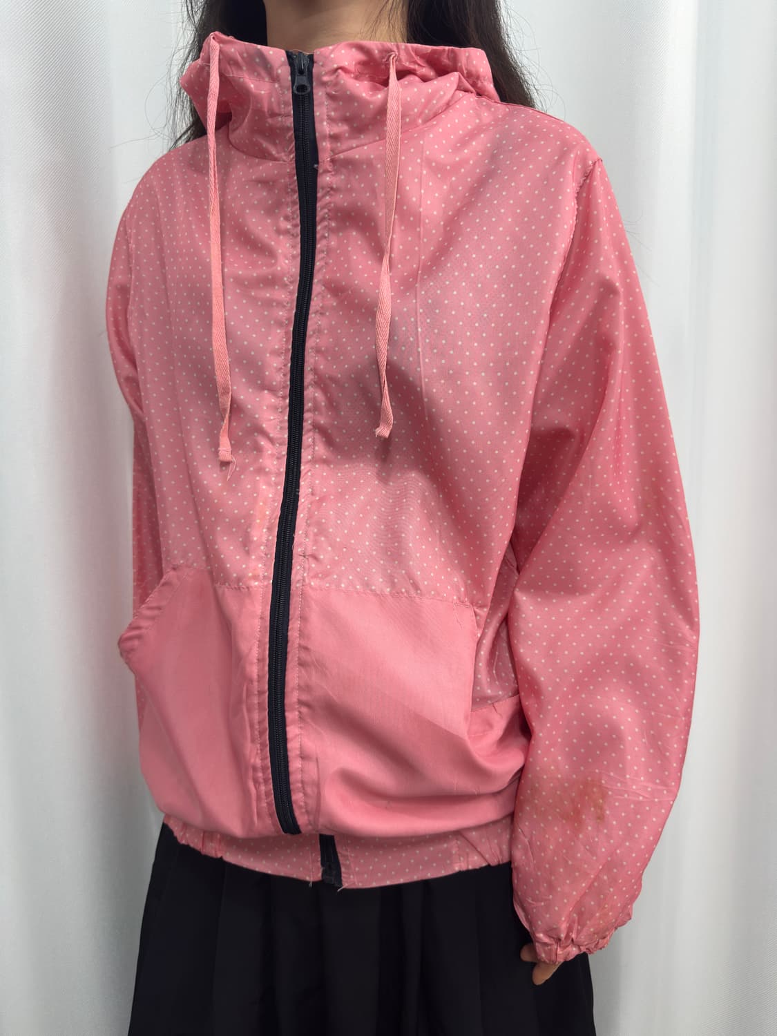 dot hood jacket 상품이미지2