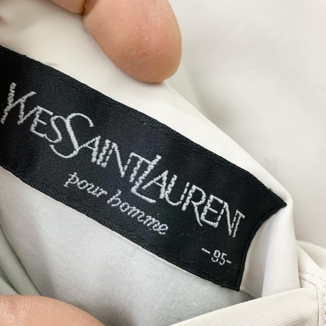 입생로랑 화이트&블랙 리버시블 사파리 자켓 상품이미지6