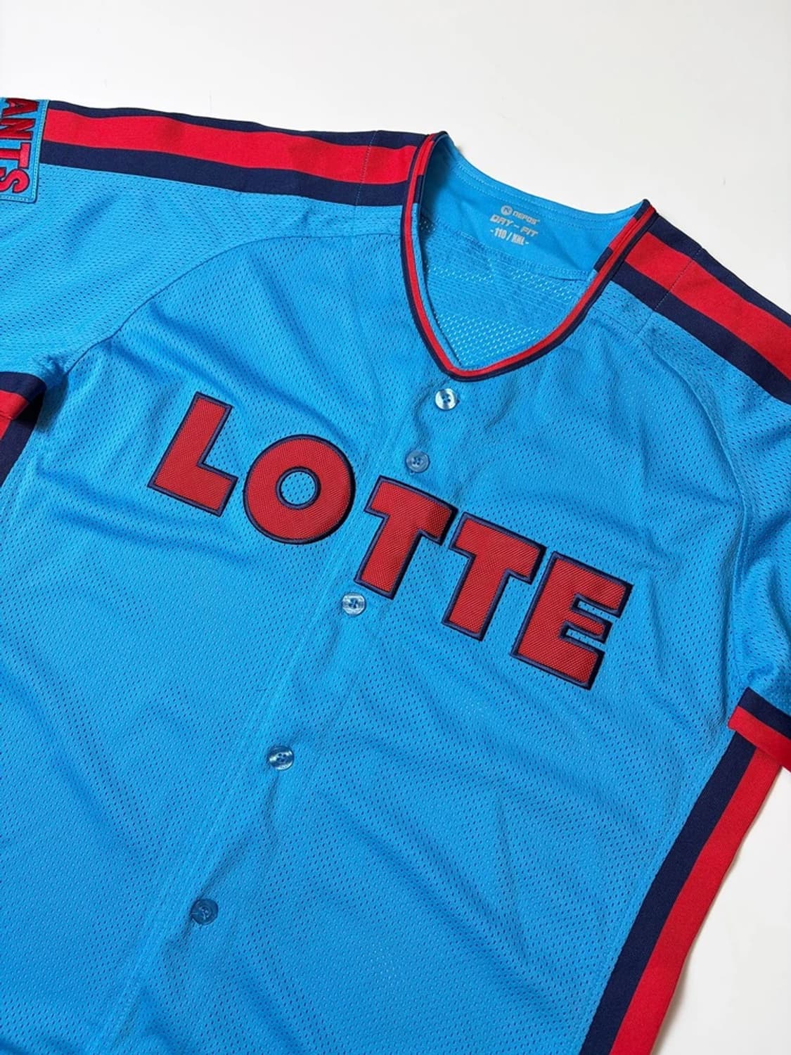 롯데 자이언츠 스머프 노마킹 반팔 유니폼 PN9518 상품이미지2