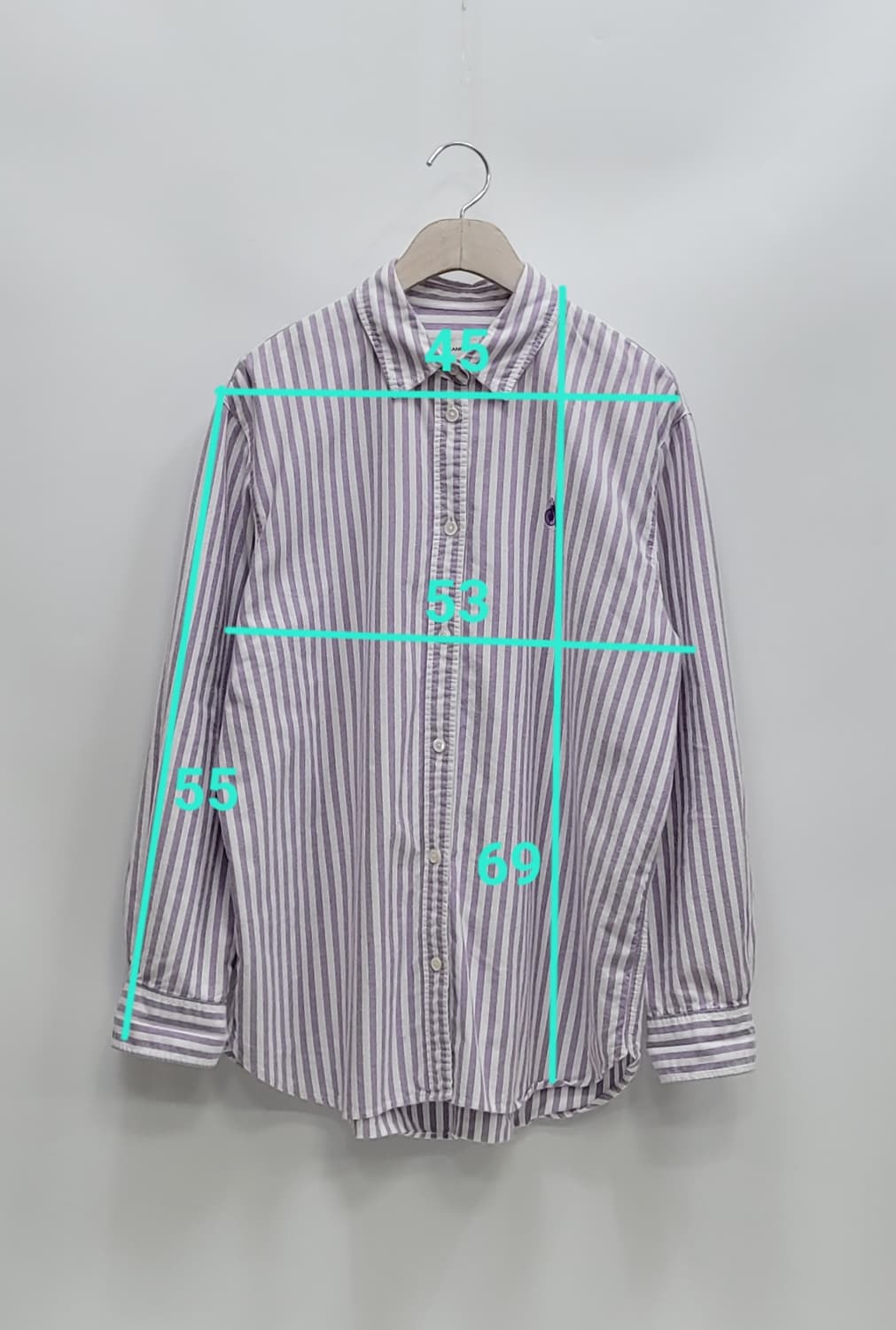 BEANPOLE 22SS 빈폴레이디스 스트라이프 오버핏 셔츠 / 여 M  상품이미지10