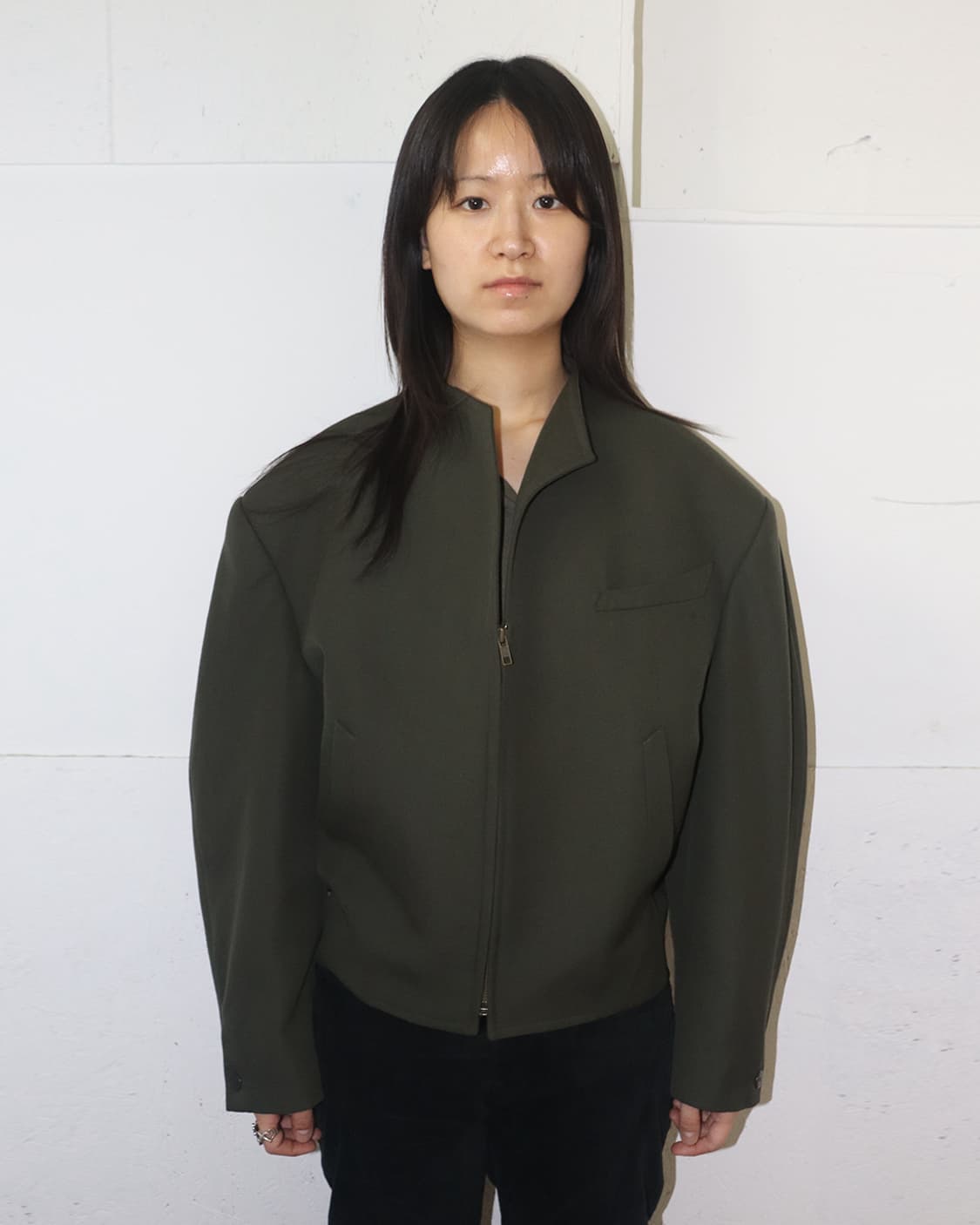 티에리 뮈글러 지퍼 디테일 테일러드 자켓 상품이미지1