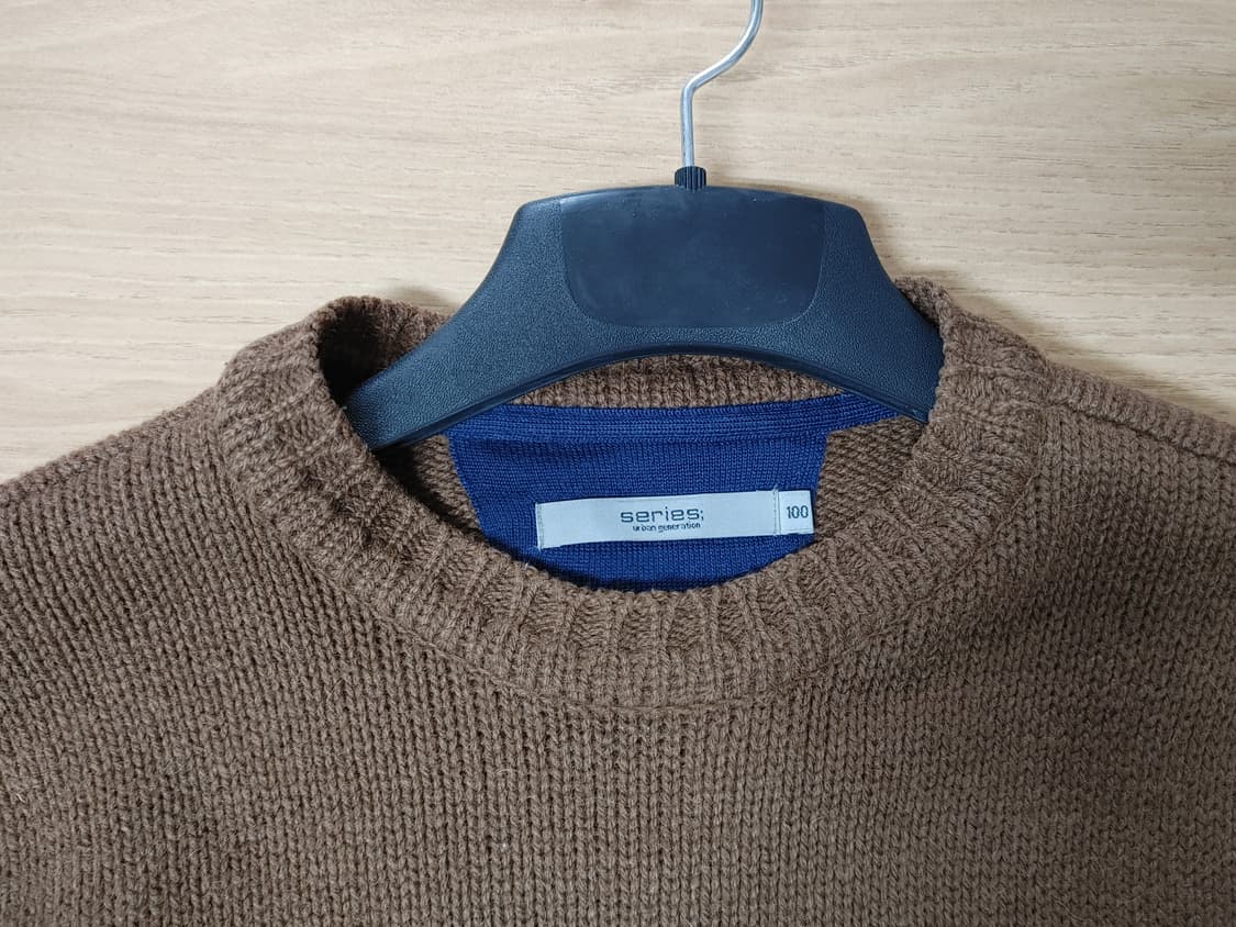 series 시리즈 남성 단가라 긴팔니트티 상품이미지3