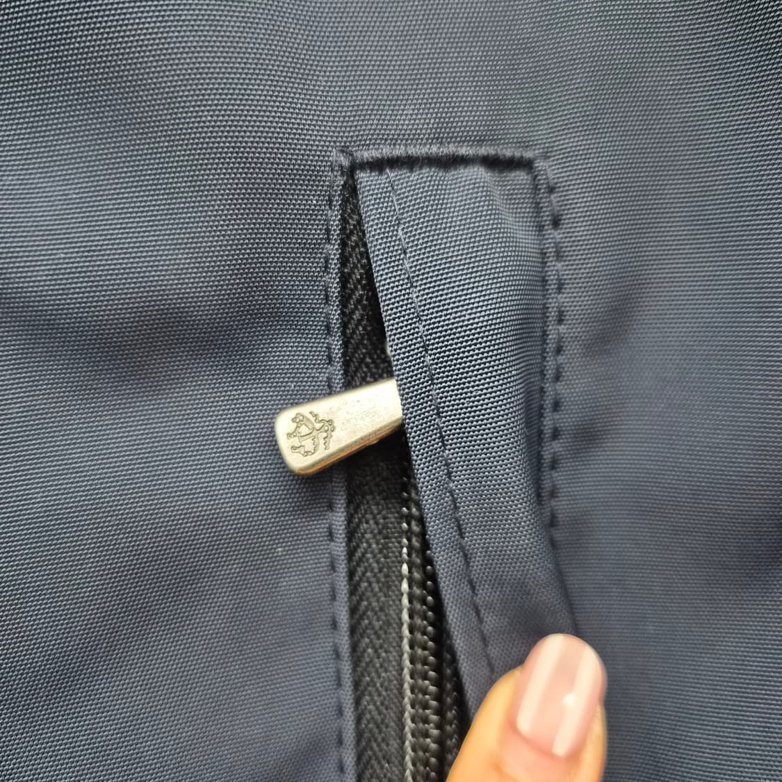 브룩스브라더스 네이비 컬러 하프 코트 남성 XS 상품이미지3