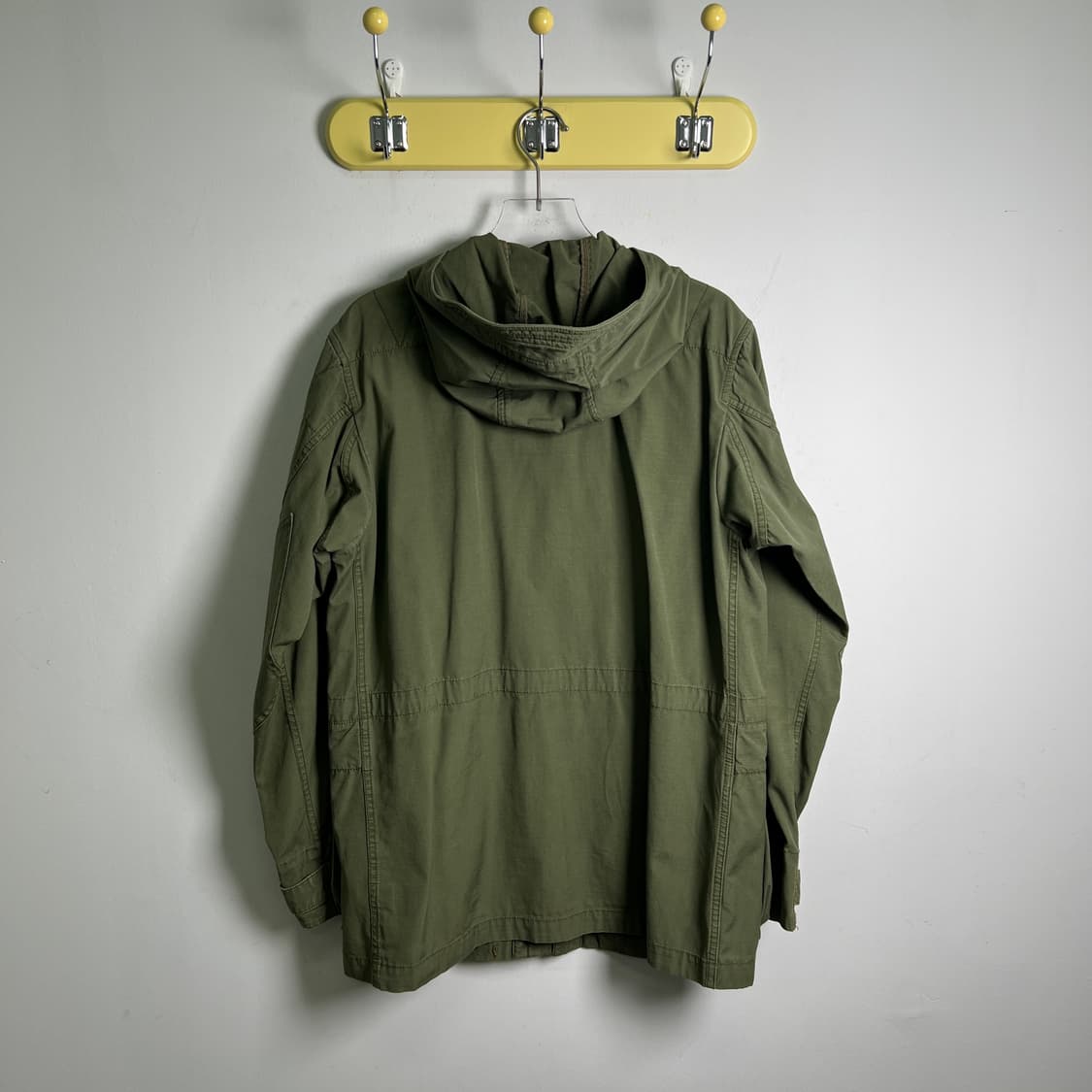 폴로 랄프로렌 진스 카키 멀티 포켓 스컬 패치 M-43 야상 자켓 M 상품이미지2