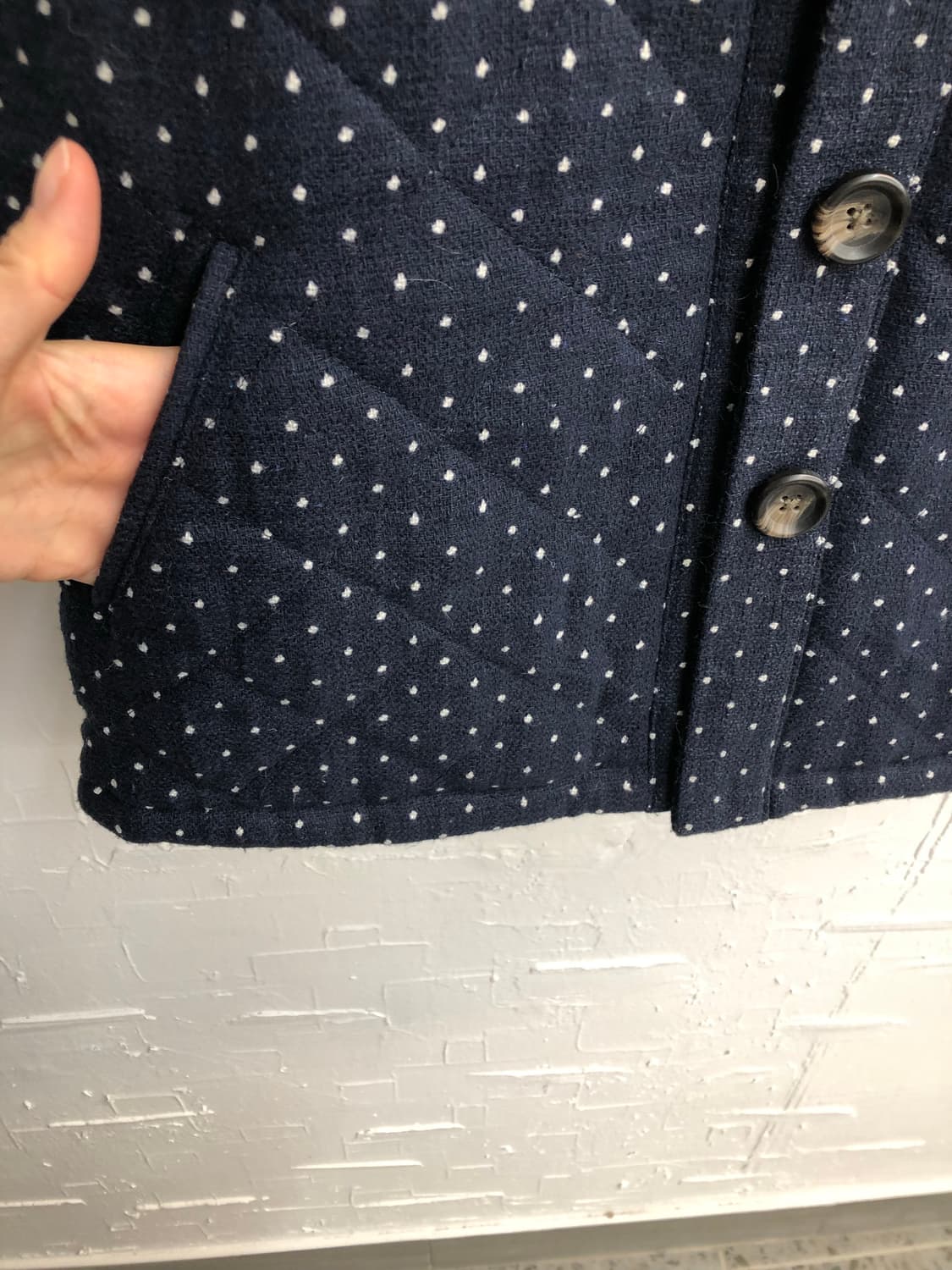 dotty navy vest 상품이미지5