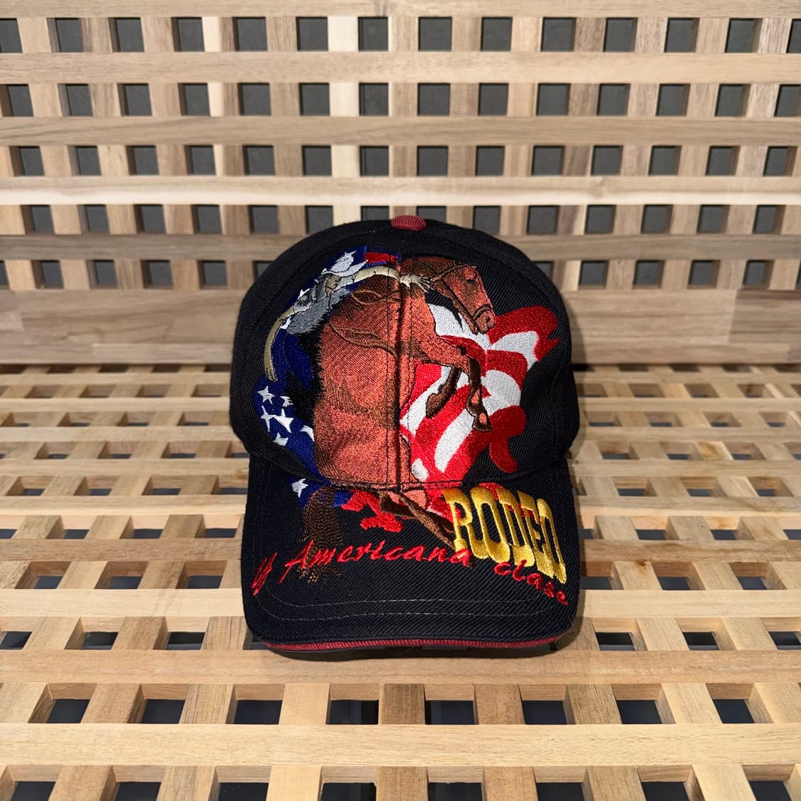 빈티지 아메리칸 로데오 풀 자수 캡 상품이미지2