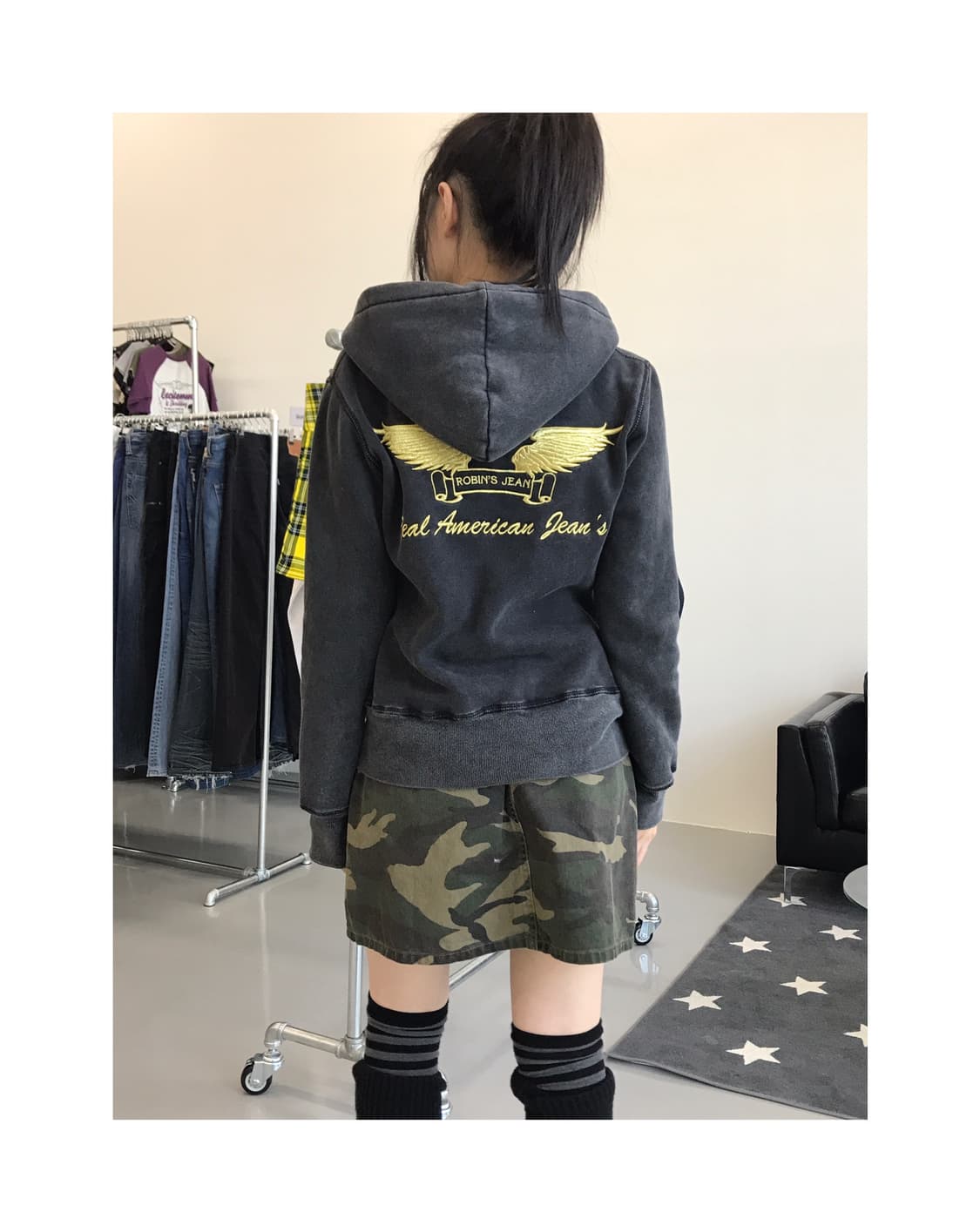 Robin's Jean Y2k Zip Up Hoodies 상품이미지1