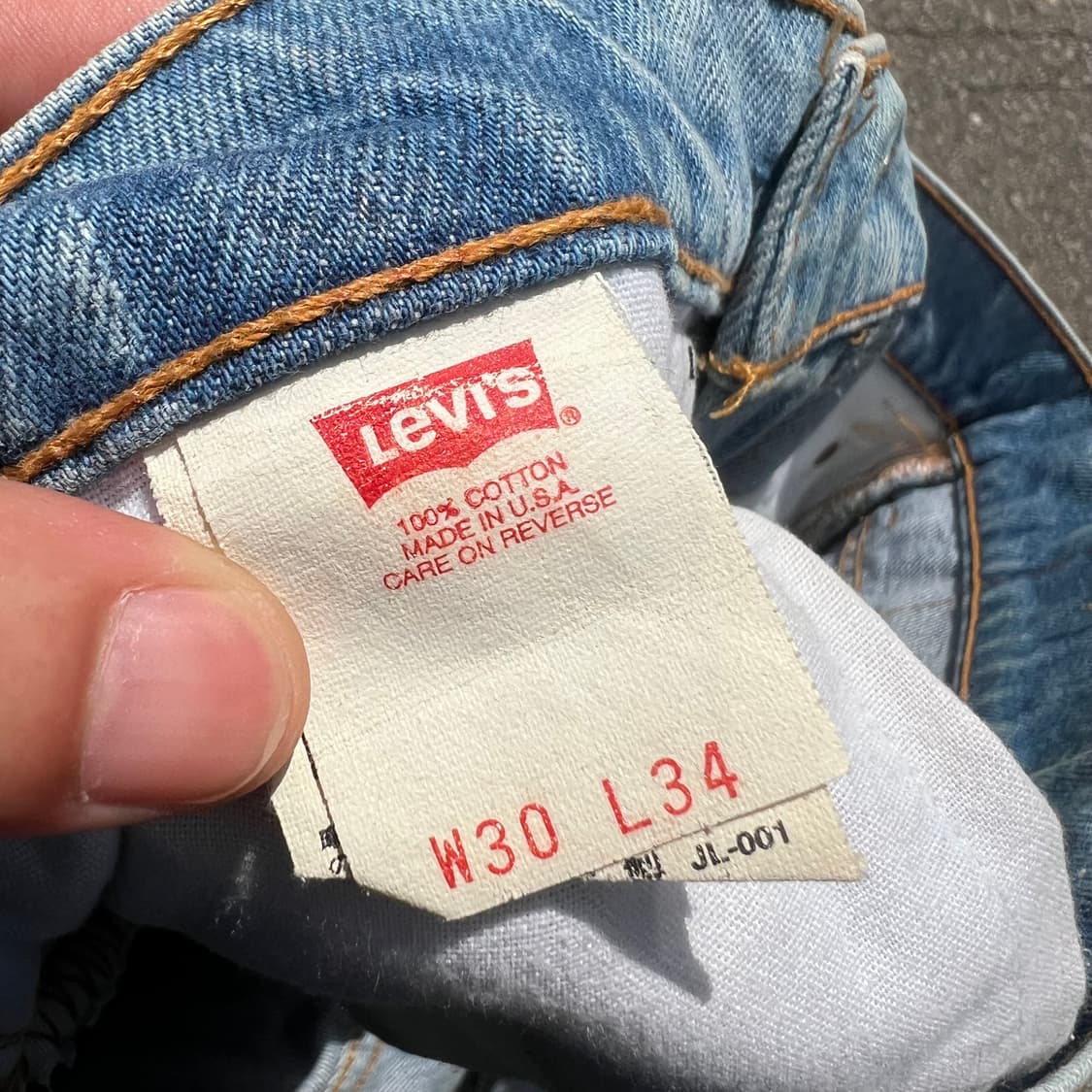 90‘s 리바이스 510 데님 팬츠 상품이미지8