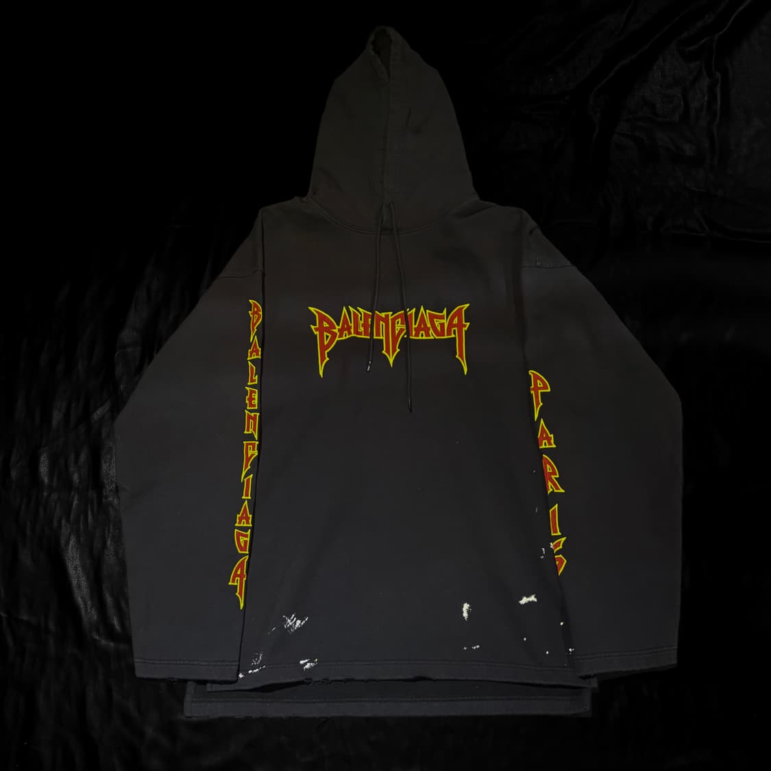 발렌시아가 로고 후드티 상품이미지1