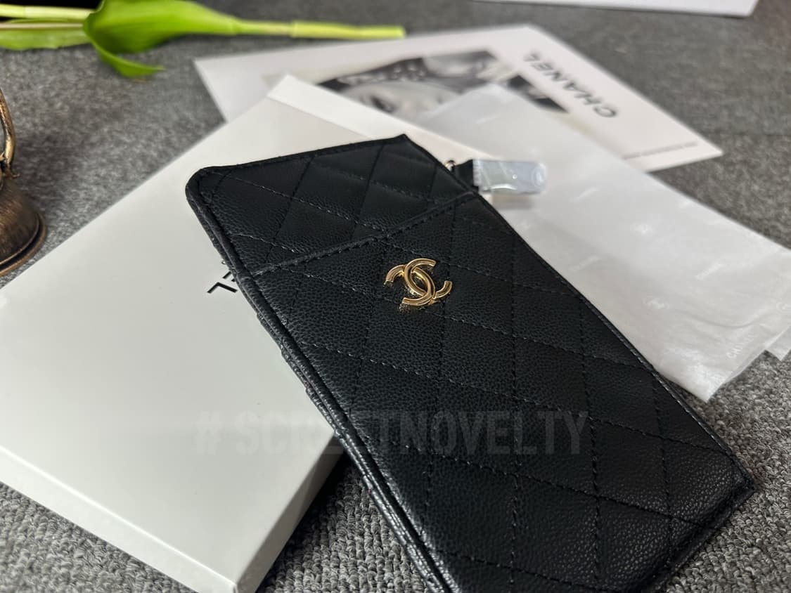 샤넬뷰티 캐비어 클래식 폰 홀더 파우치 블랙 상품이미지6