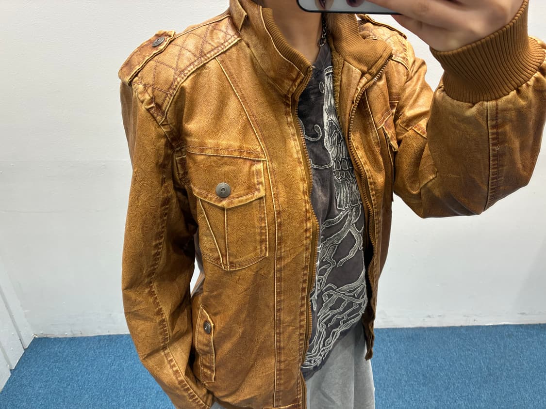 빈티지 레더자켓 상품이미지4