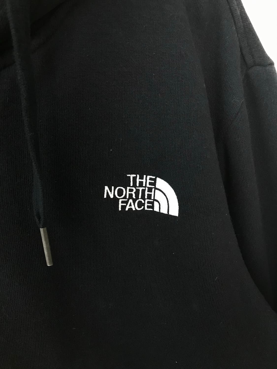 노스페이스 자수로고 블랙 후드집업 상품이미지4