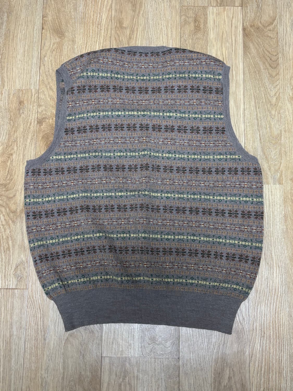 XL) 90s RRL 페어아일 니트 베스트 상품이미지2