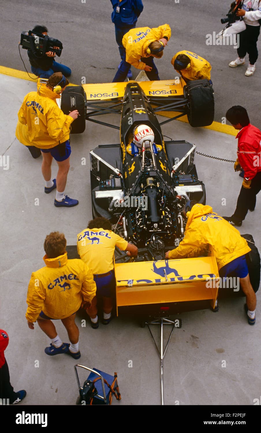1989 F1 Camel Team Lotus Honda 레이싱 자켓 상품이미지1