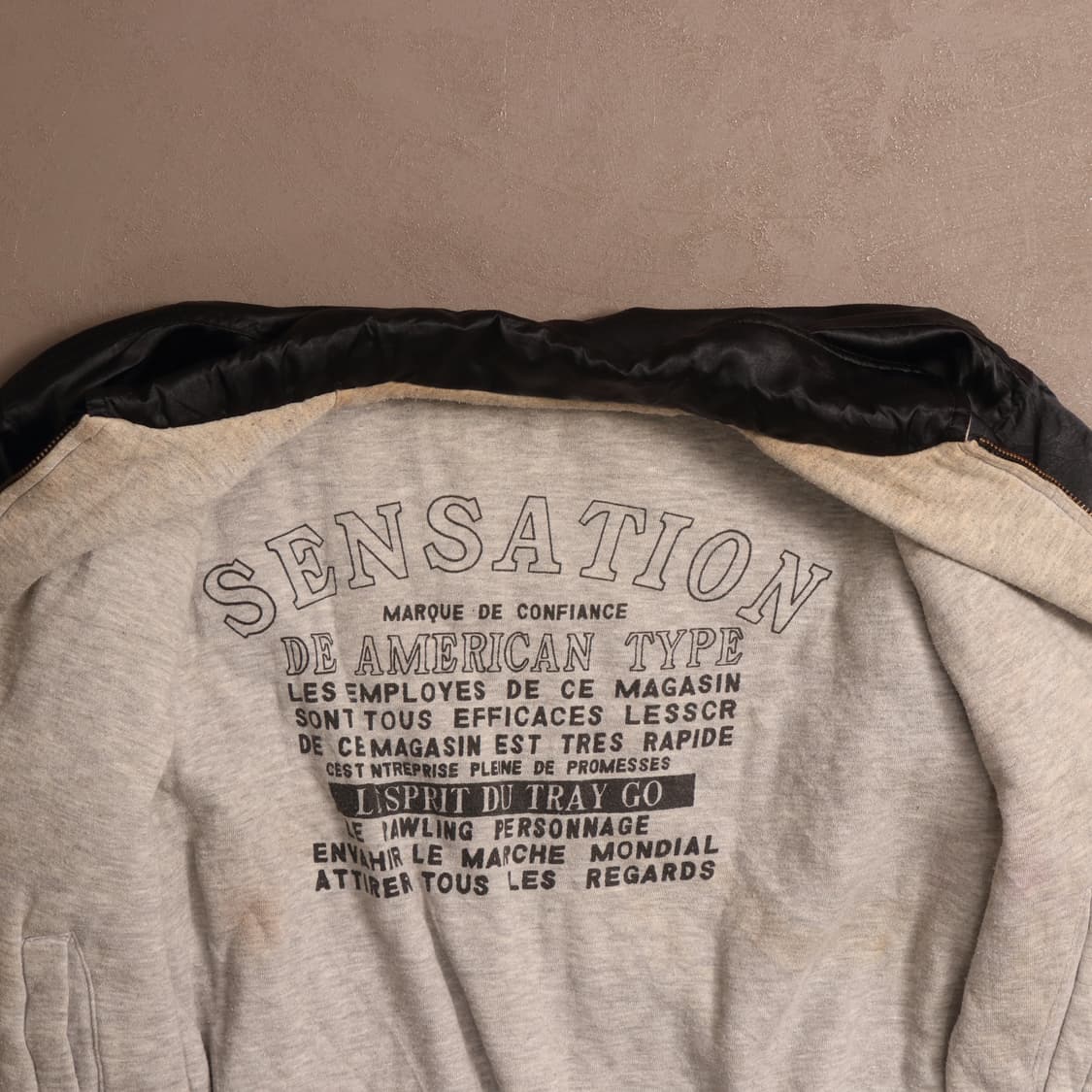 90's 일본빈티지 나일론 봄버자켓 A1517 상품이미지4