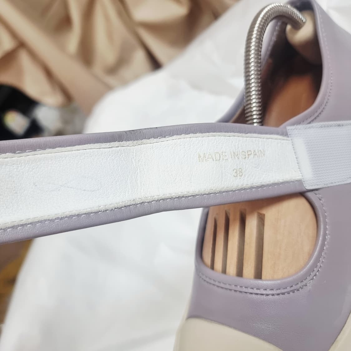 마르니 MARNI 플랫폼 스니커즈 메리제인 레더 가죽 슈즈(250/38) 상품이미지7