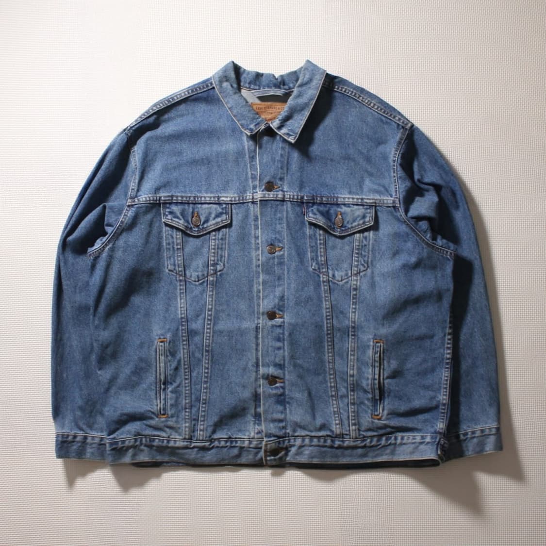 90's Levi’s 리바이스 USA 데님 트러커 자켓 L030 상품이미지1