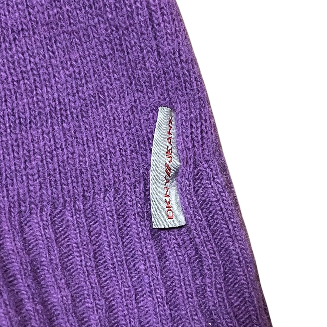 [DKNY] 바이올렛 프릴 울 100% 니트 베스트 상품이미지8