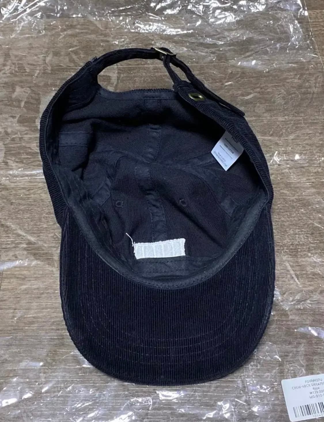 [OS] 허프 Huf 코듀로이 로고 블랙 캡 모자 상품이미지5