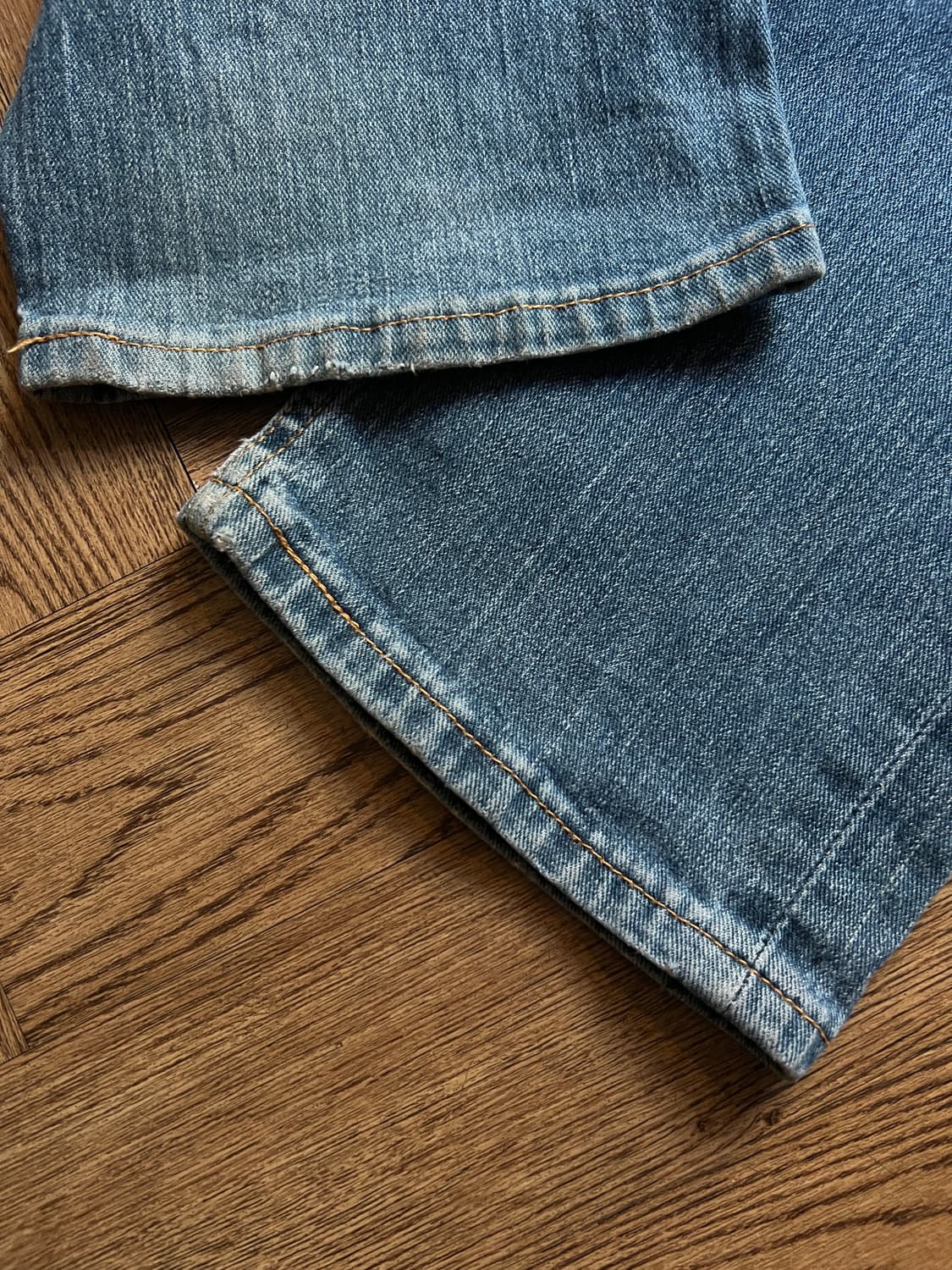 [38]리바이스 505 레귤러 스트레이트핏 빈티지 워싱 데님 팬츠 상품이미지4