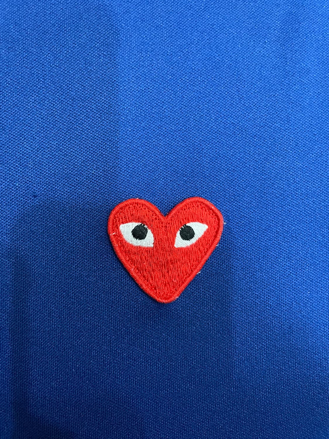 꼼데가르송 레드와펜 블루 후드집업 상품이미지3