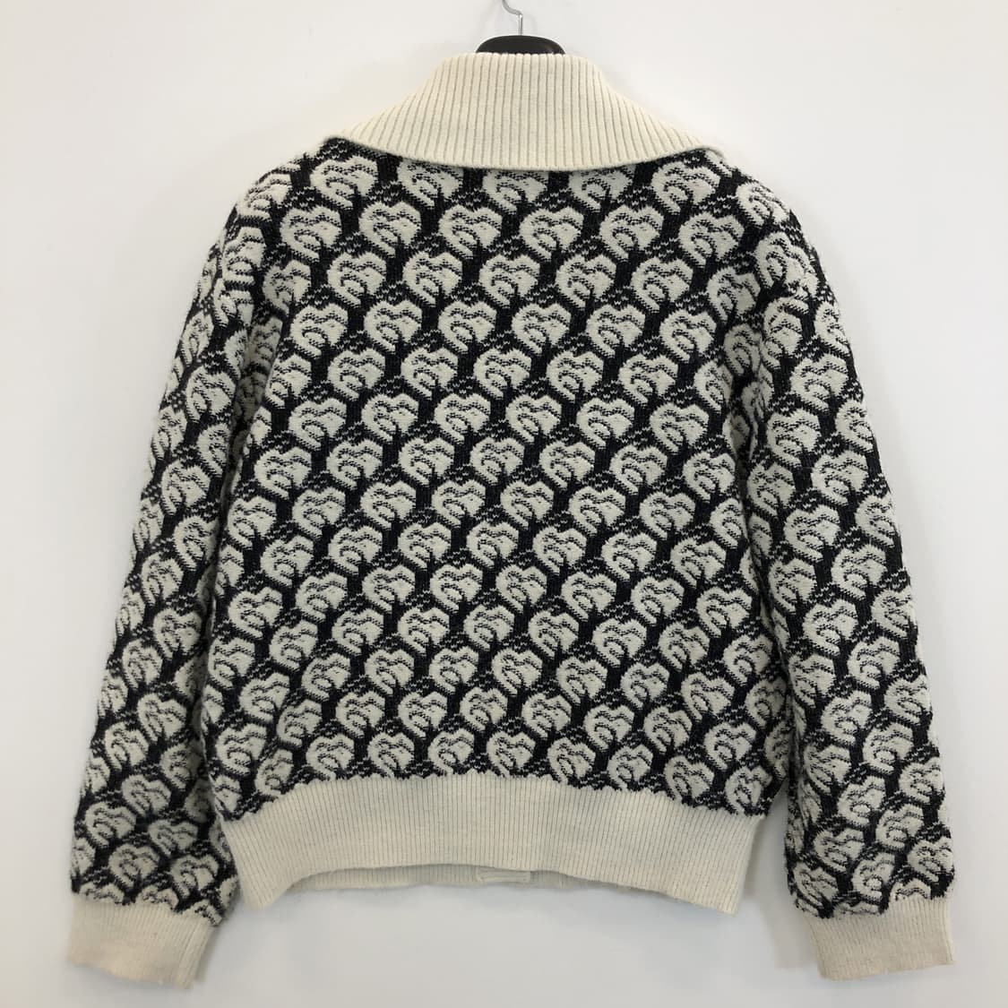 쥬시쥬디 더블하트 패턴 니트가디건 90  상품이미지4