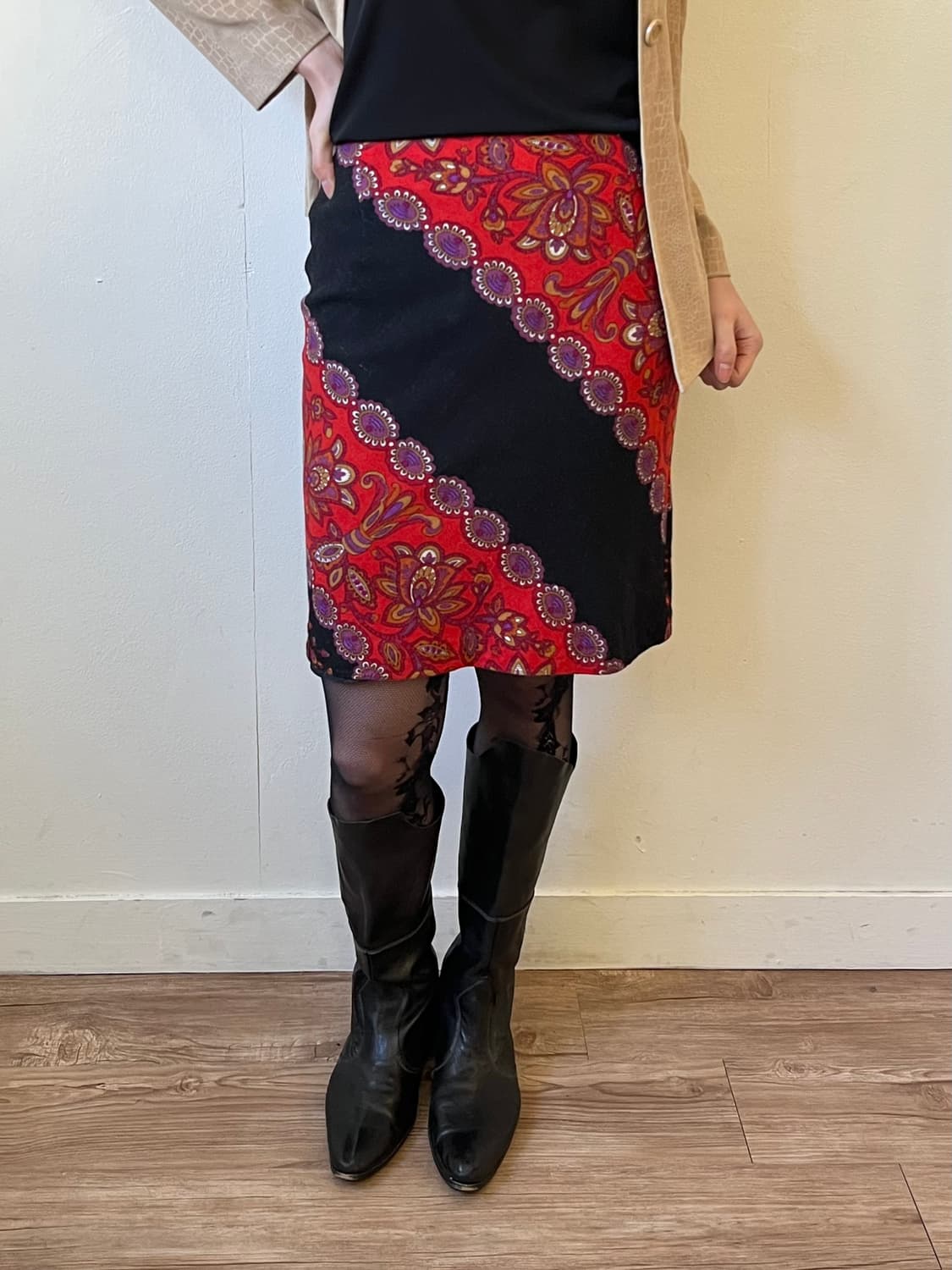 VIVAYOU 아트트랙 스커트 상품이미지6