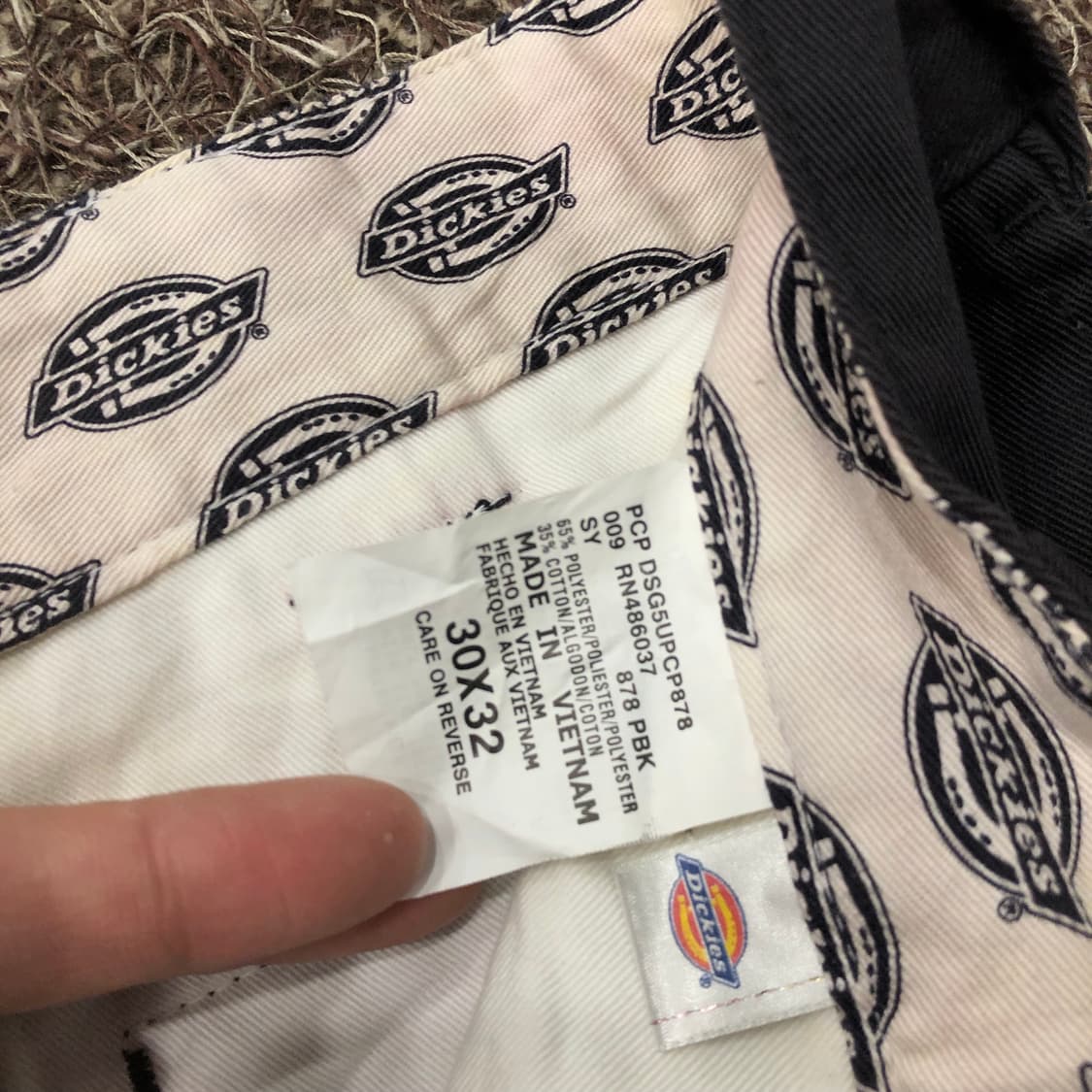 30 디키즈 878 코튼 블랙 치노 팬츠 상품이미지5