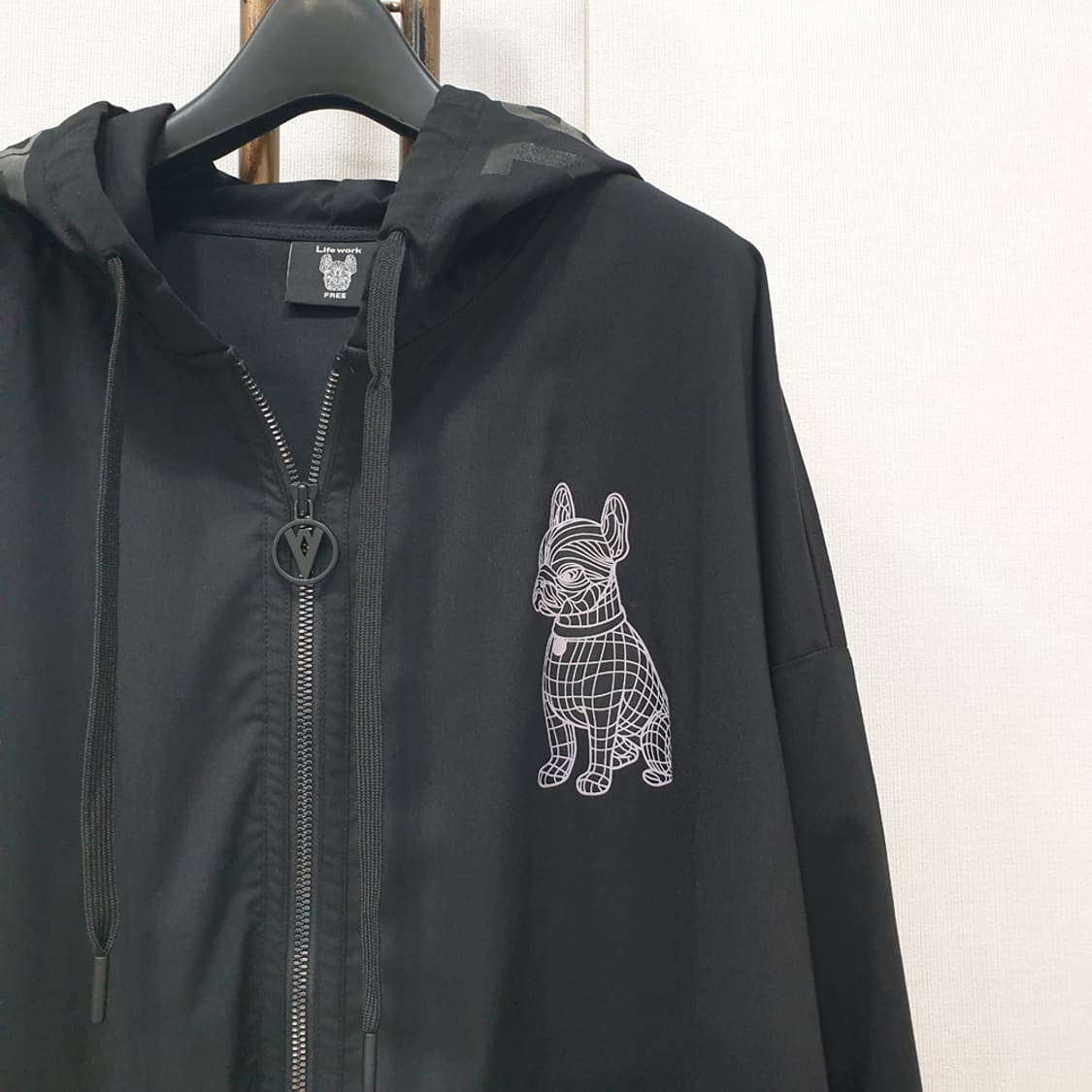 라이프워크 롱기장 후드 집업 셔츠 F 상품이미지3