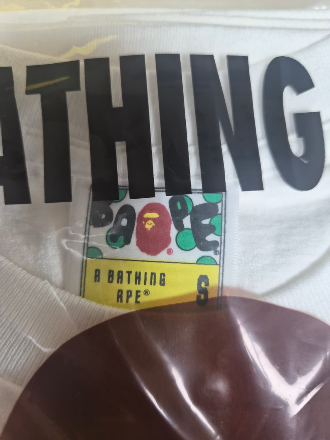 베이프 정품 S사쿠라 컬리지 반팔티 상품이미지4