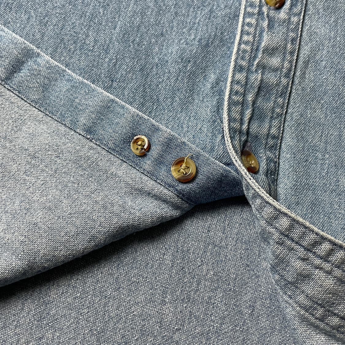 WOODBRIDGE 빈티지 코튼 데님 셔츠 A00631 상품이미지5