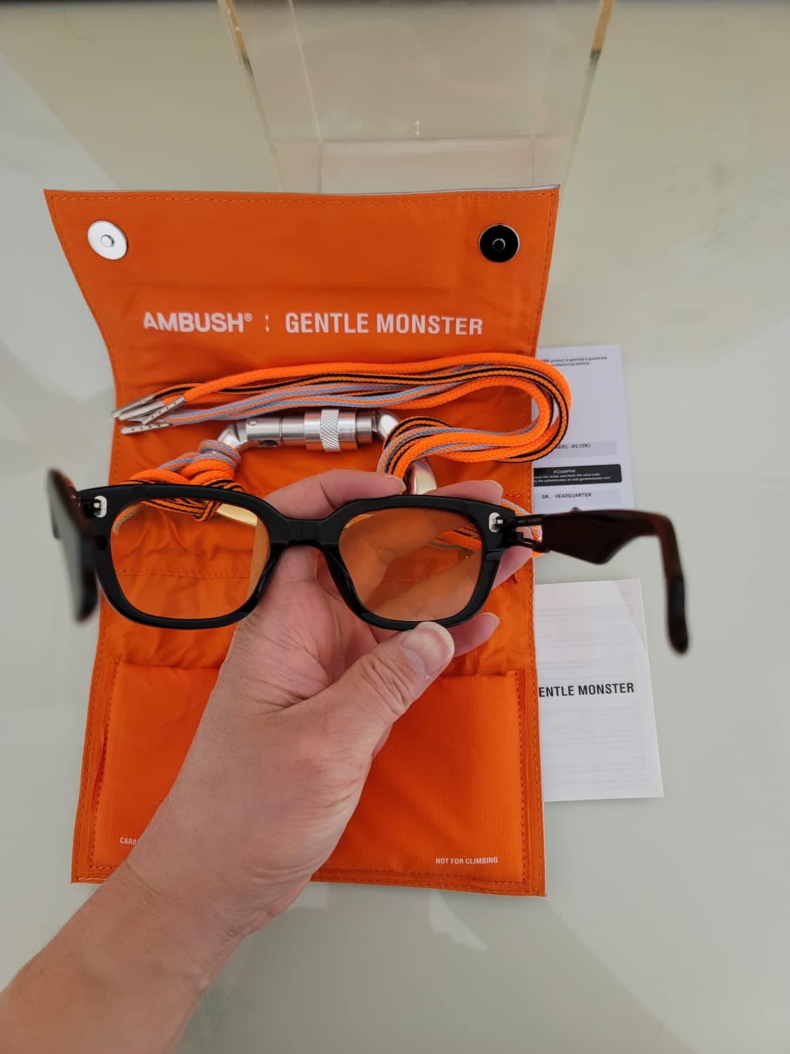 젠틀 몬스터 x 앰부쉬 카라비너 1 01(OR) 판매 상품이미지5
