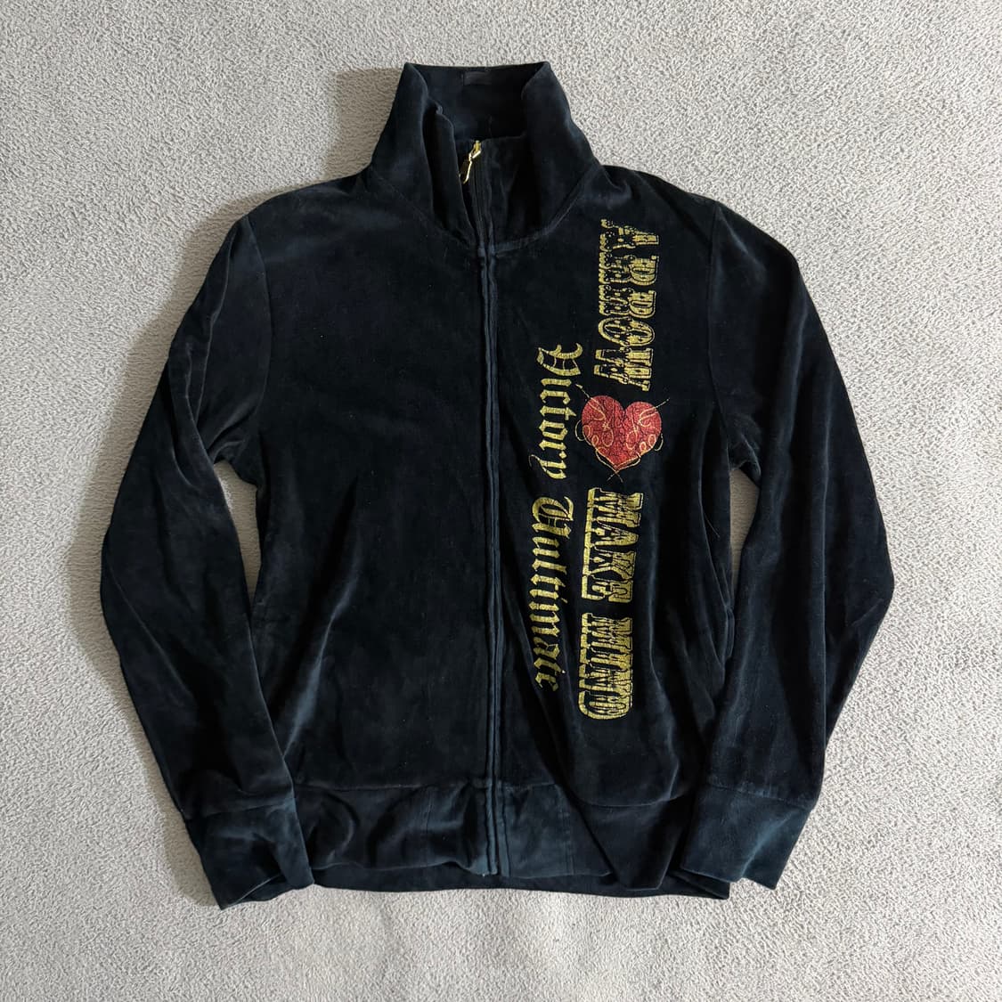 Y2k velvet jacket 상품이미지2