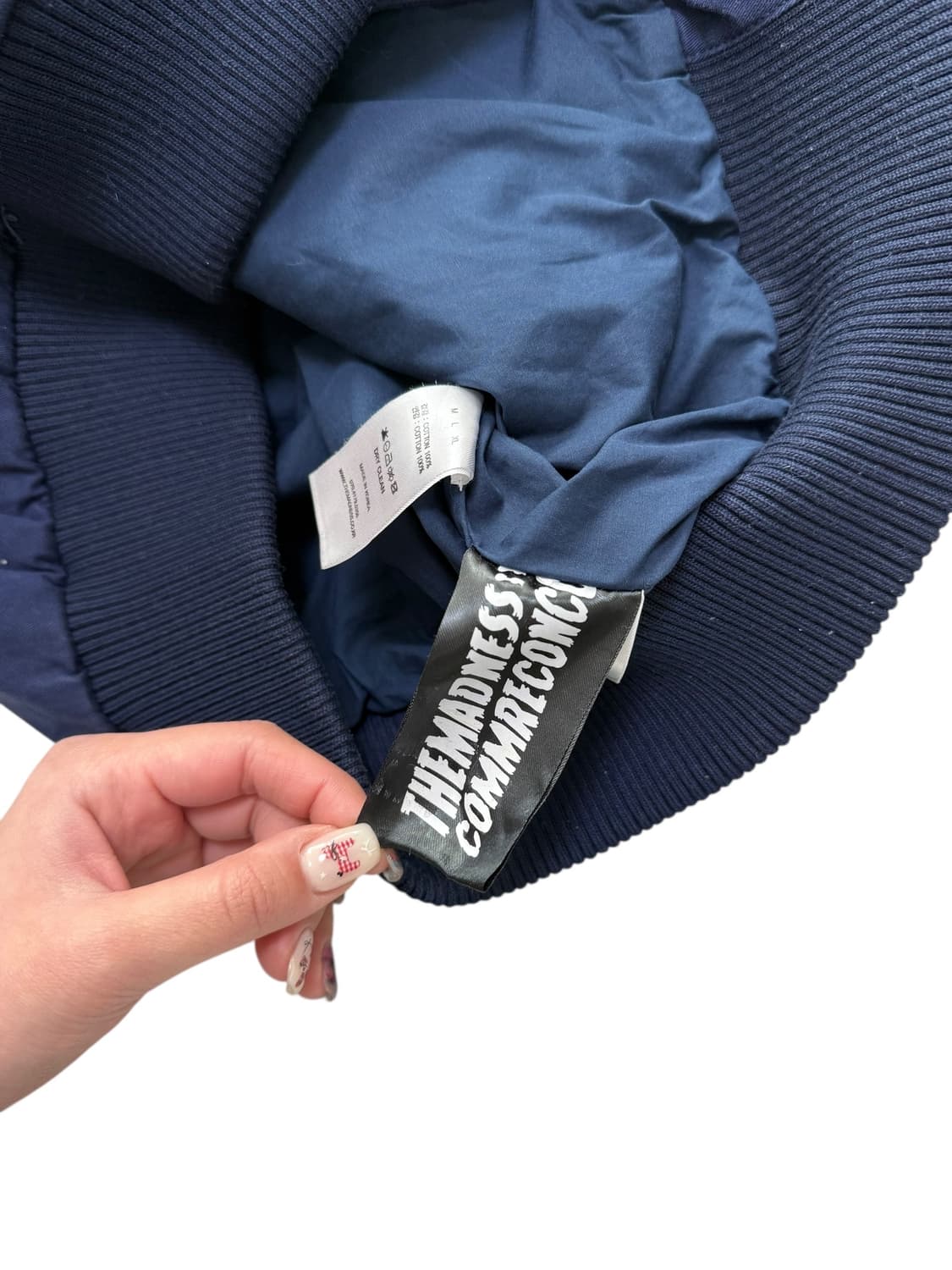 더 매드니스 풀패치 와펜 바시티 자켓 상품이미지3