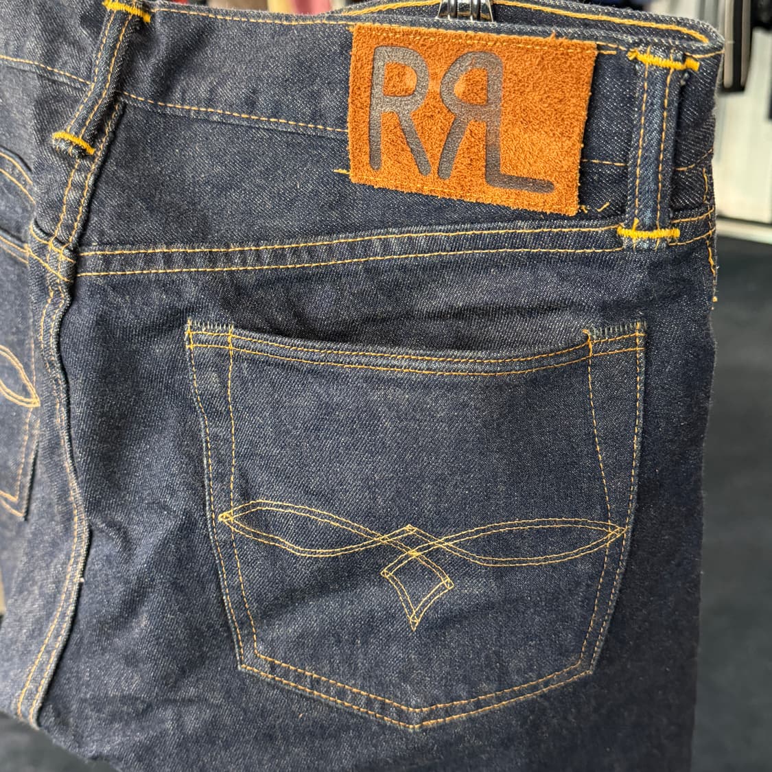 [33] RRL 더블알엘 로우 스트레이트 재팬우븐 셀비지  상품이미지6