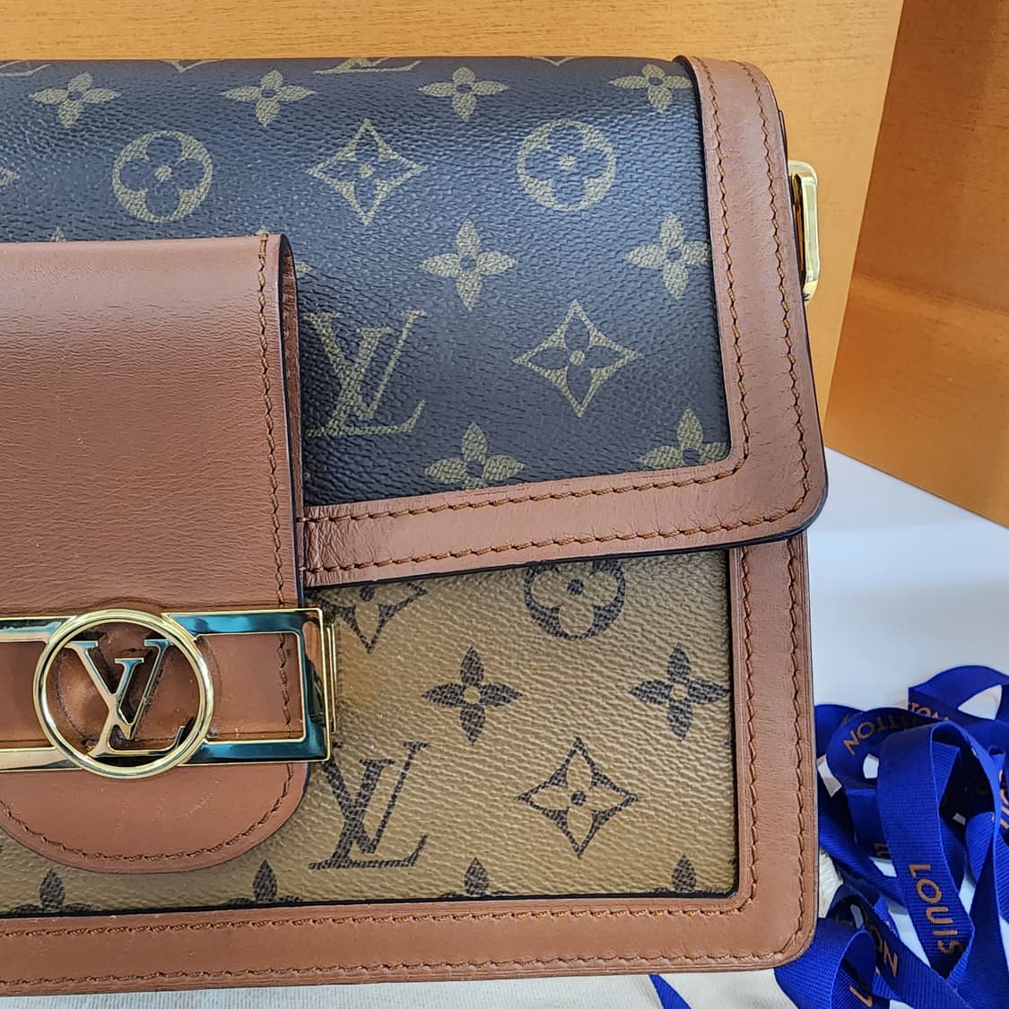루이비통 도핀 MM 모노그램 리버스 캔버스 숄더 크로스백 M45958 상품이미지4