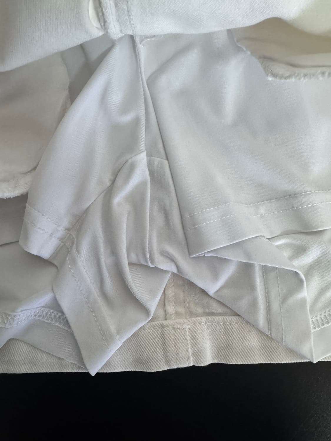 정품 여성 파리게이츠 골프 화이트 코튼 치마 바지 0 상품이미지5