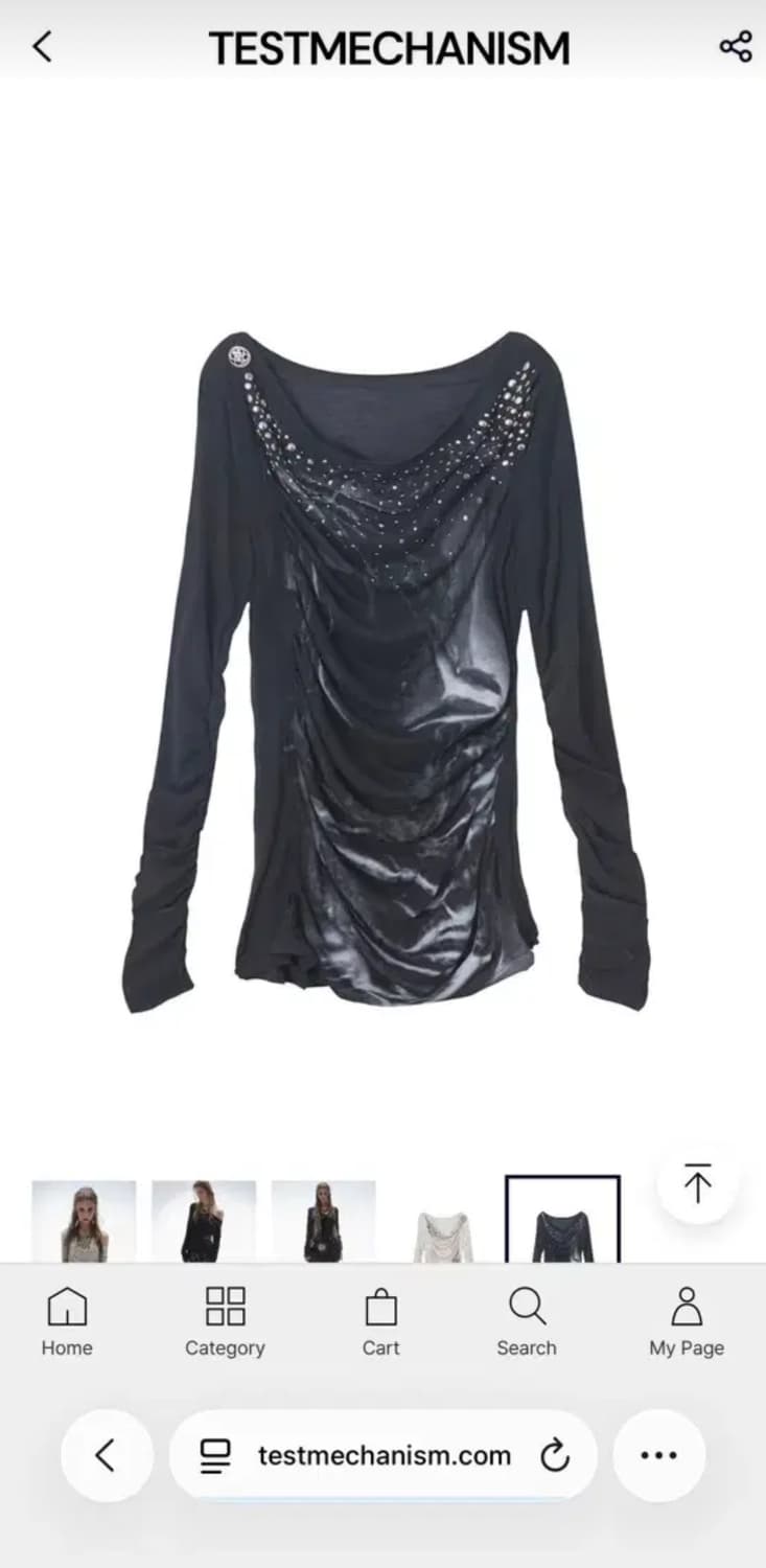 테스트매커니즘 slash shoulder base 롱슬리브 상품이미지1