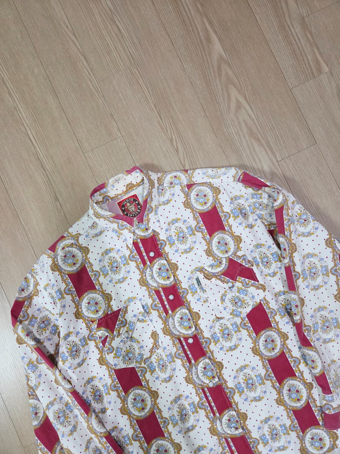 VERTE VALLEE 플로럴 웨스턴 셔츠 상품이미지2