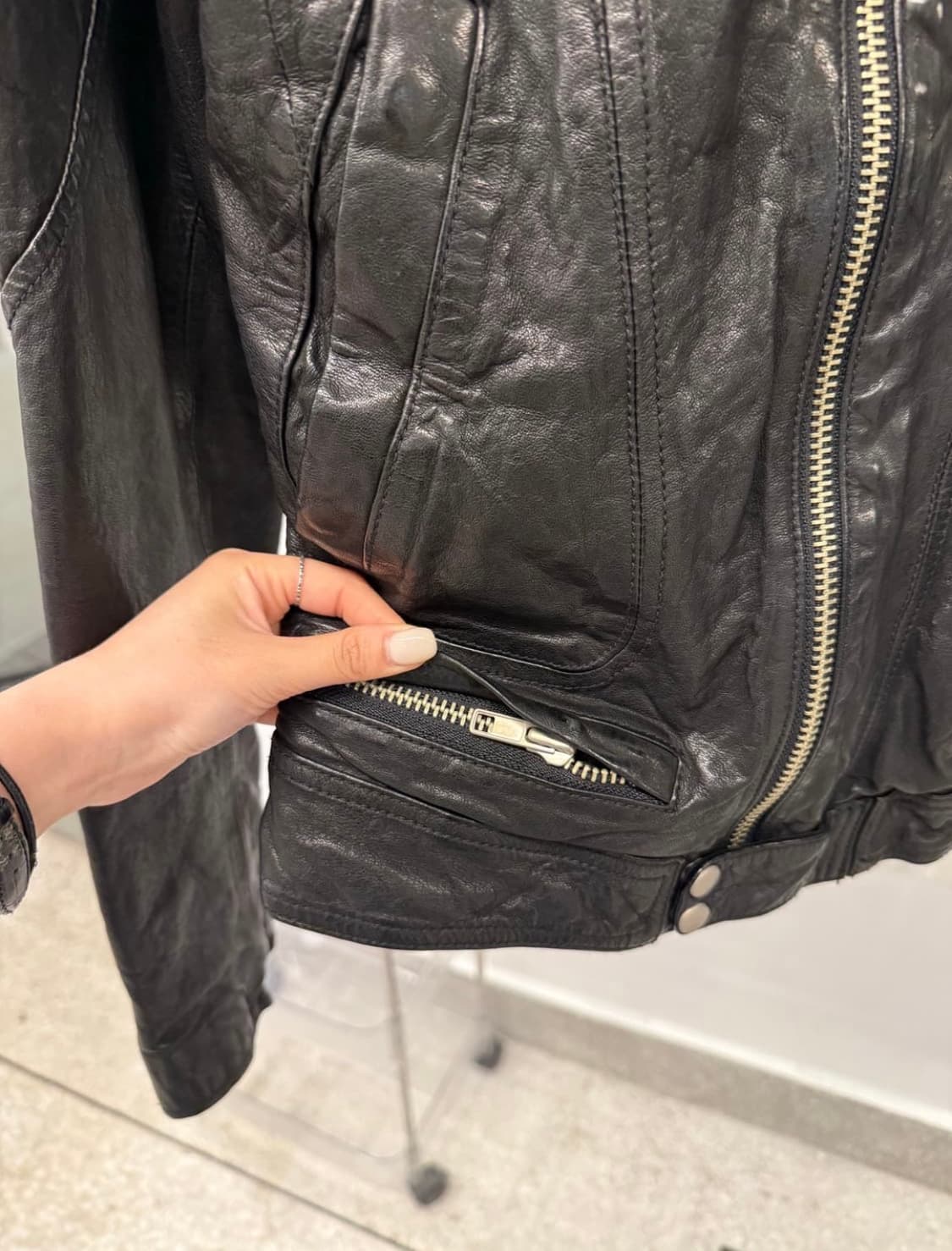 Vintage Leather Jacket 상품이미지7