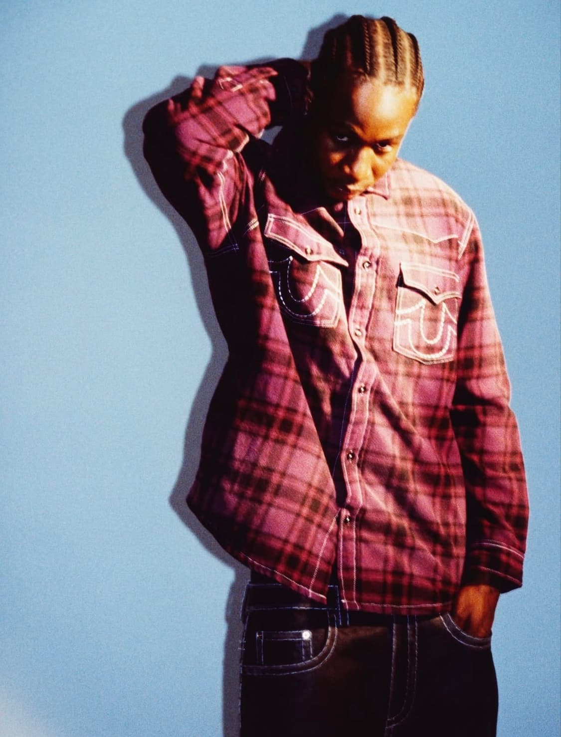 슈프림 트루릴리전 플레드 플란넬 셔츠 자켓 상품이미지2