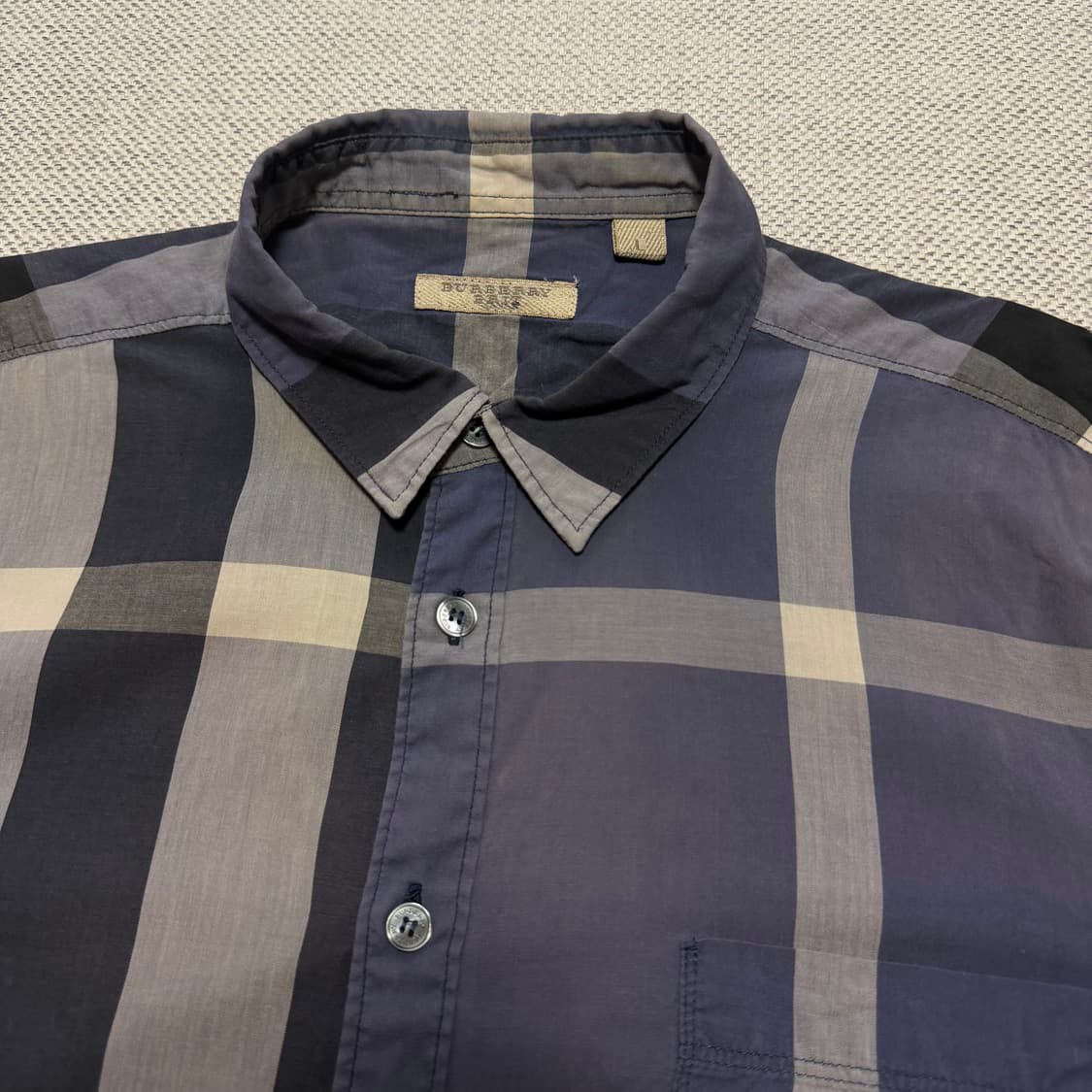 버버리 빈티지 체크 셔츠 상품이미지2