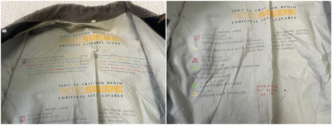 Pegabo 페가보 워셔블 스웨이드 트러커 재킷 J03404 상품이미지10