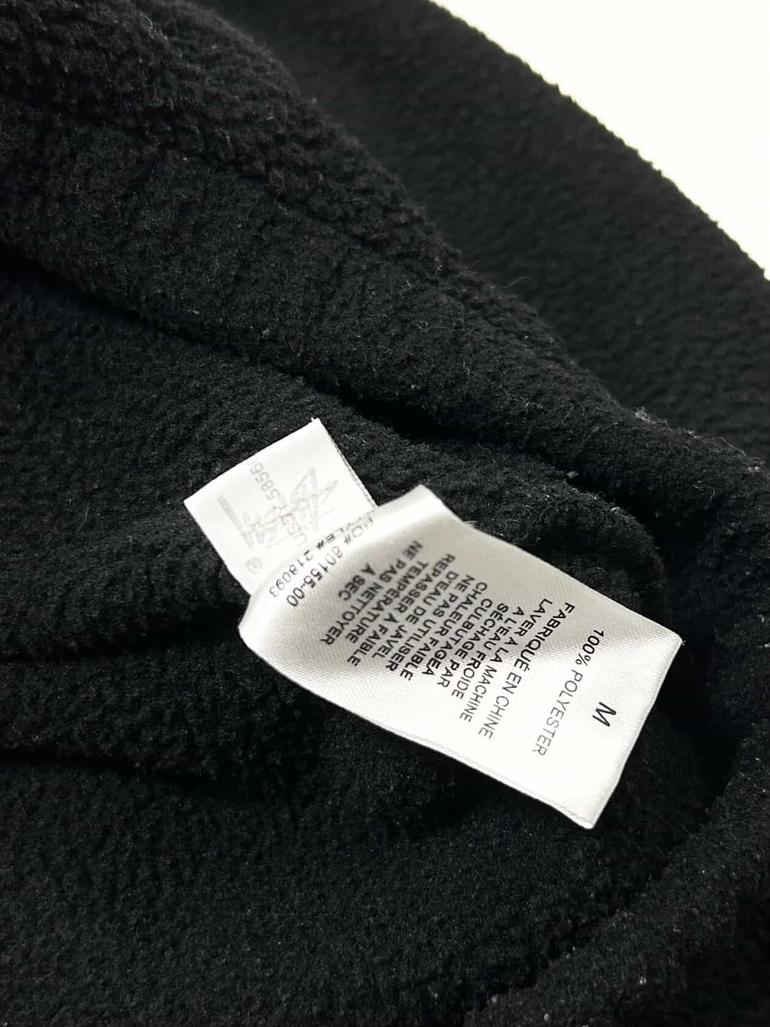 스투시 자수로고 브론슨 블랙 후리스 후드 상품이미지8