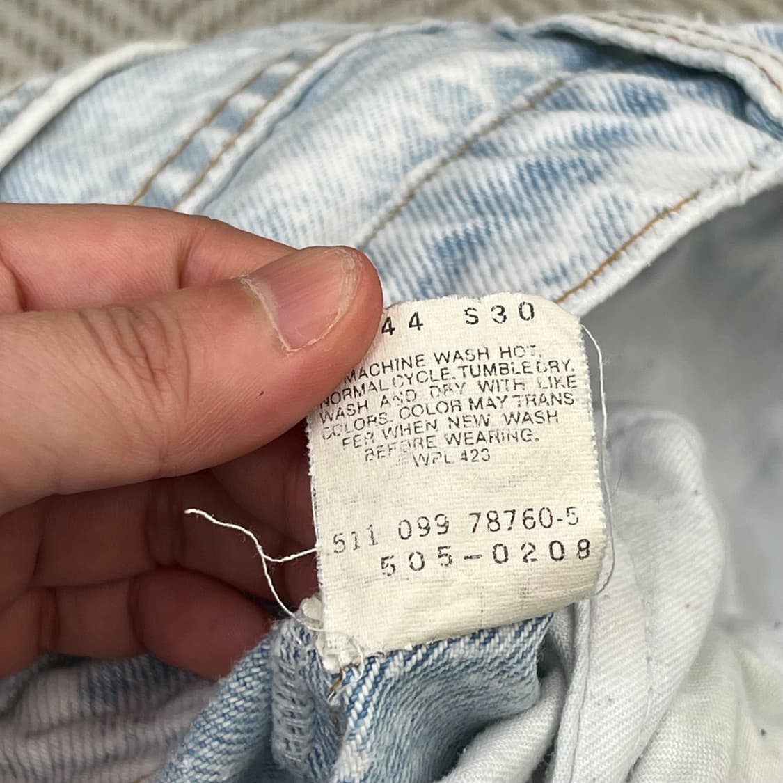 Usa리바이스 505 데님팬츠 r2402 상품이미지8