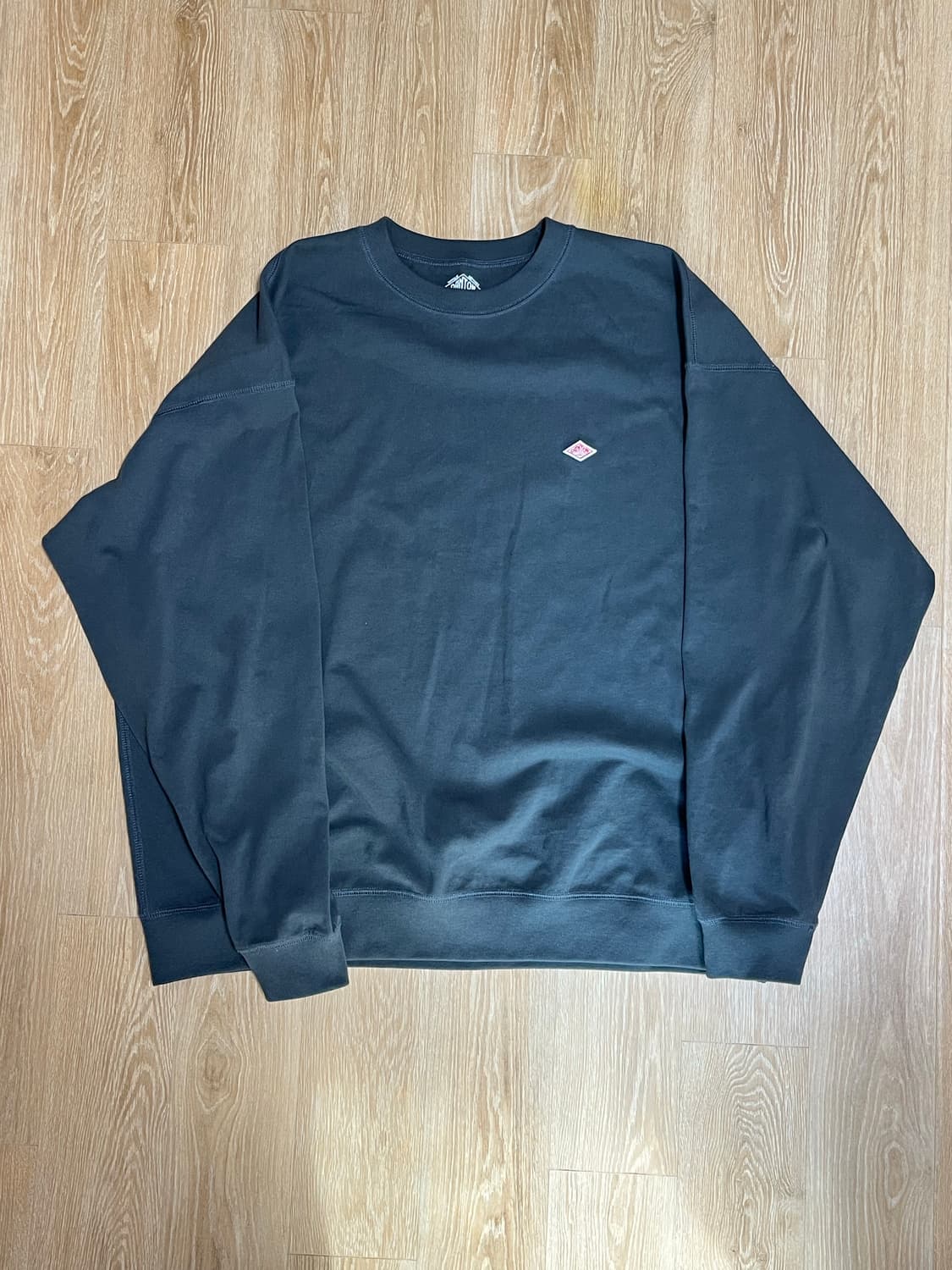 단톤 스웨트 롱슬리브 티셔츠 콜 그레이  상품이미지2